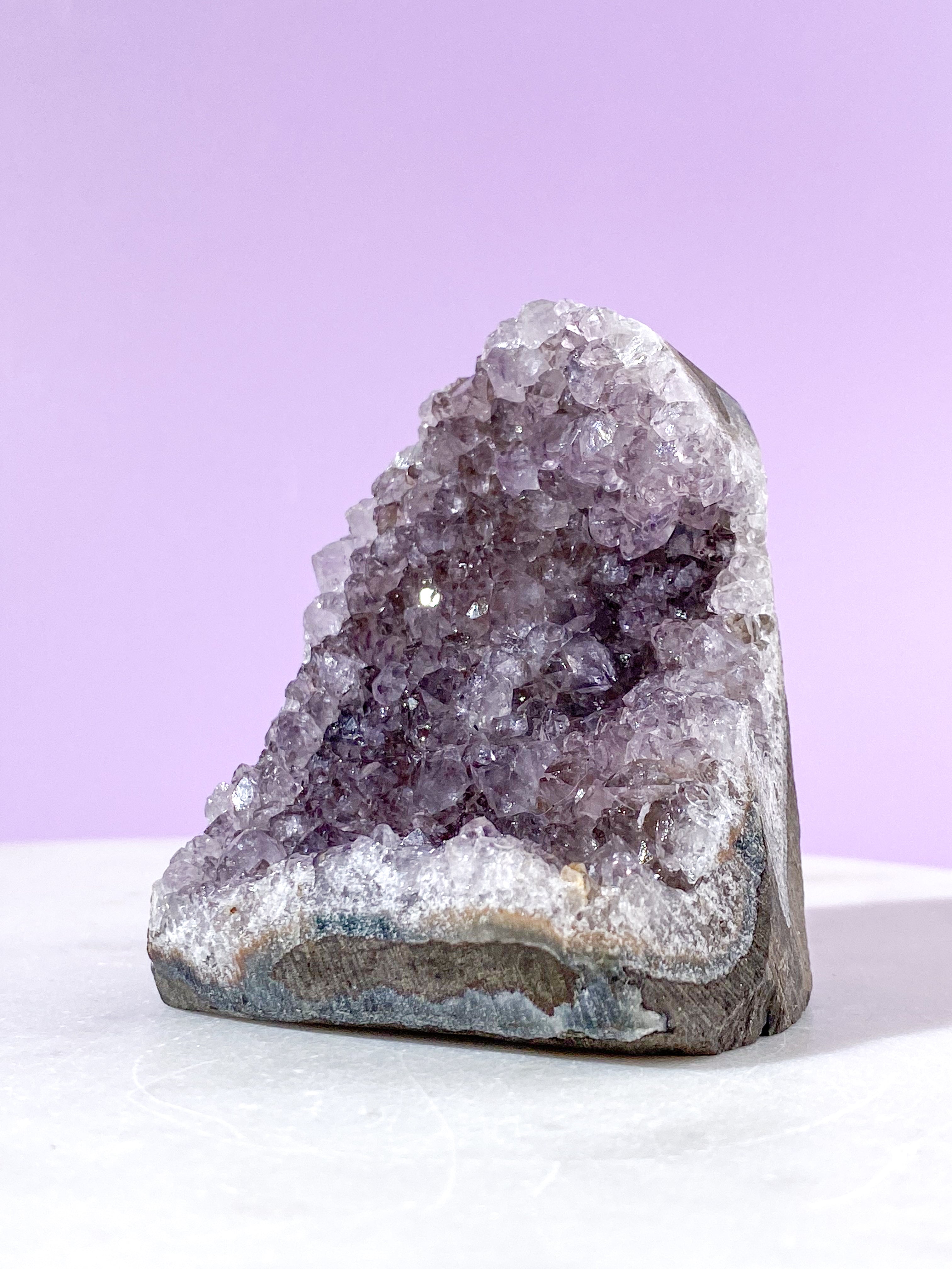 Stående Ametyst Klynge (Nr. 46)