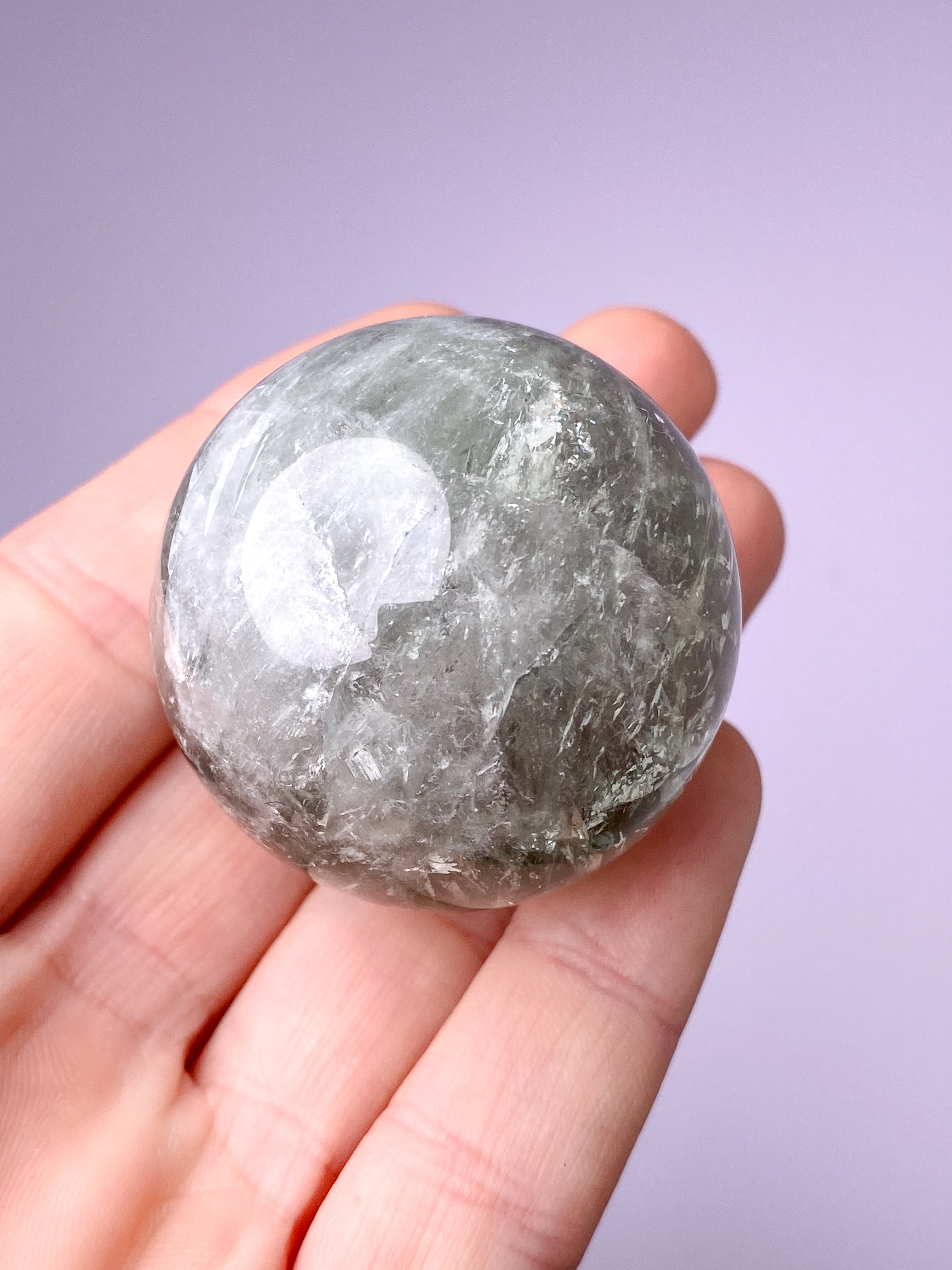 Prasiolite Raw (No. 12) - Green Amethyst