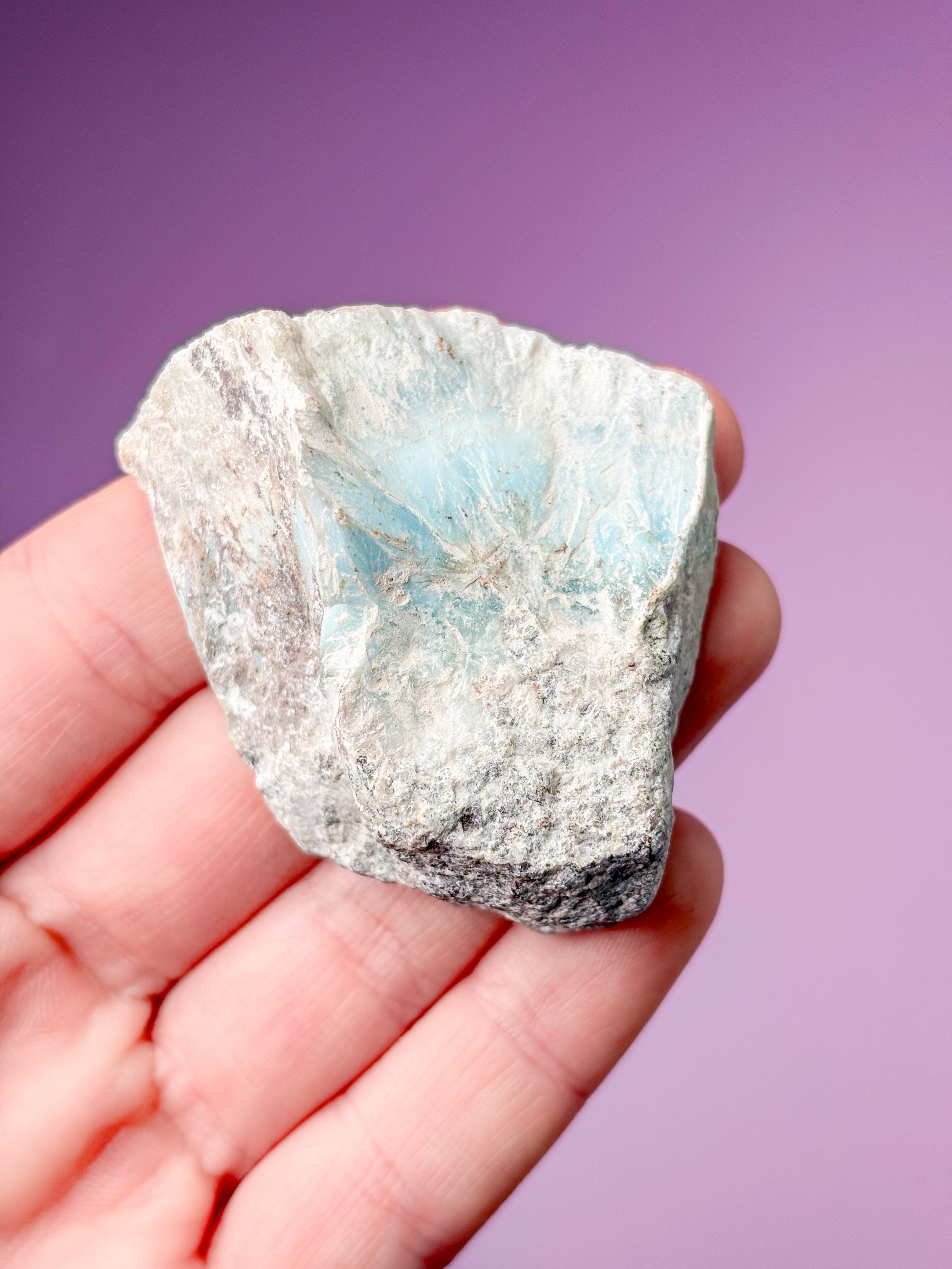 Larimar Raw Polished (No. 43) Exclusive Quality