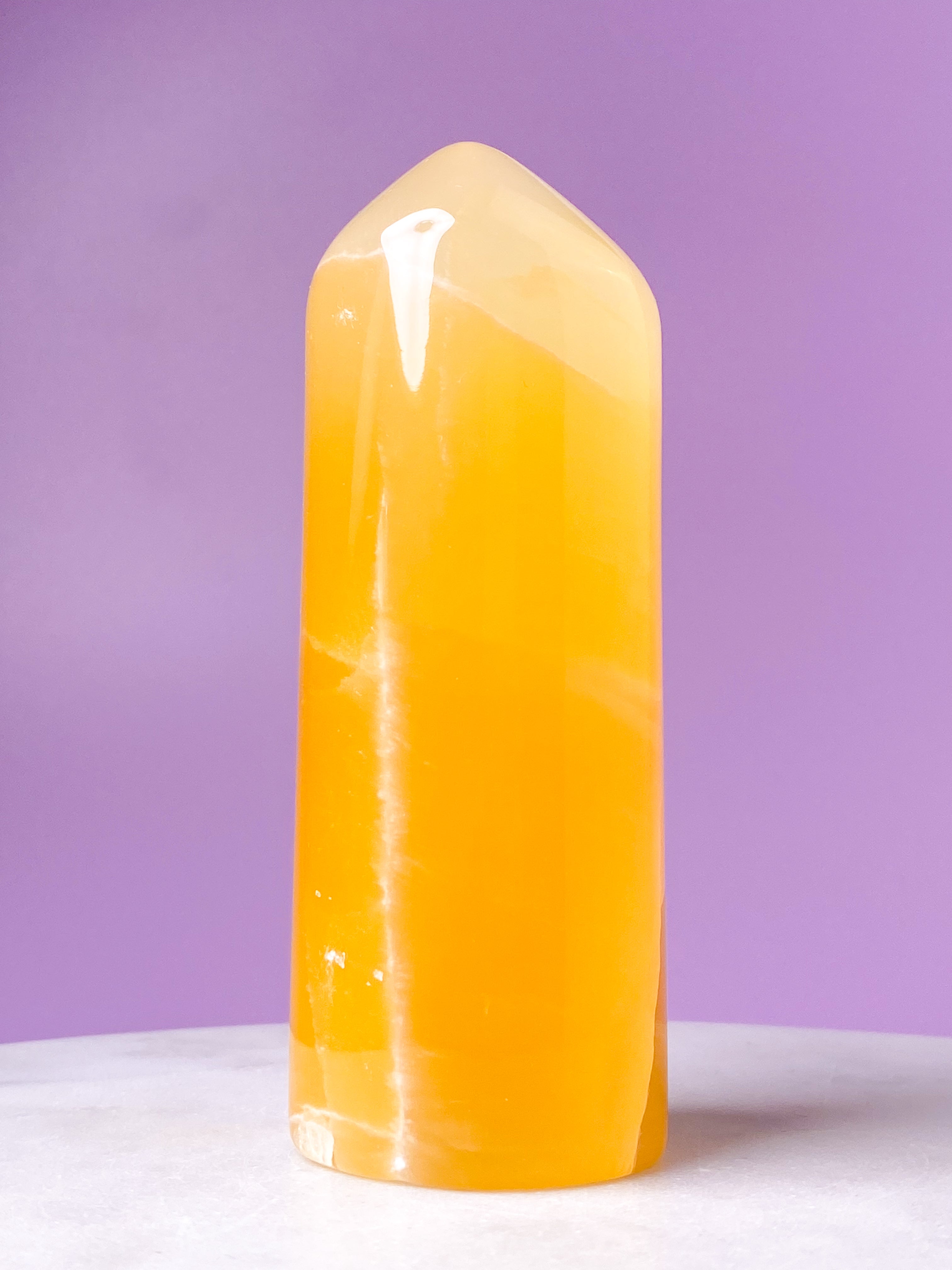 Honeycomb Calcit Tårn (Nr. 14)