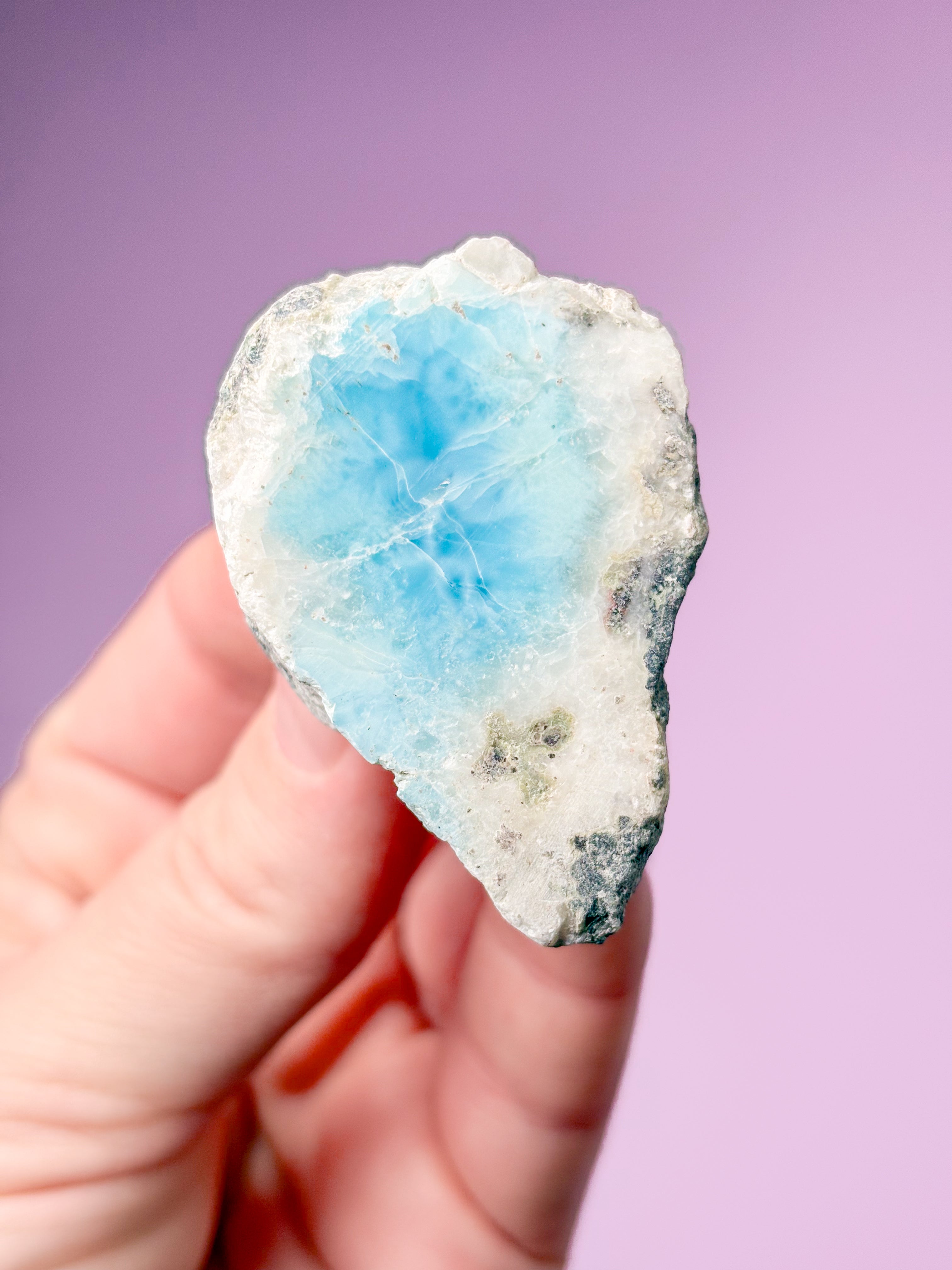 Larimar Raw Polished (No. 46) Exclusive Quality