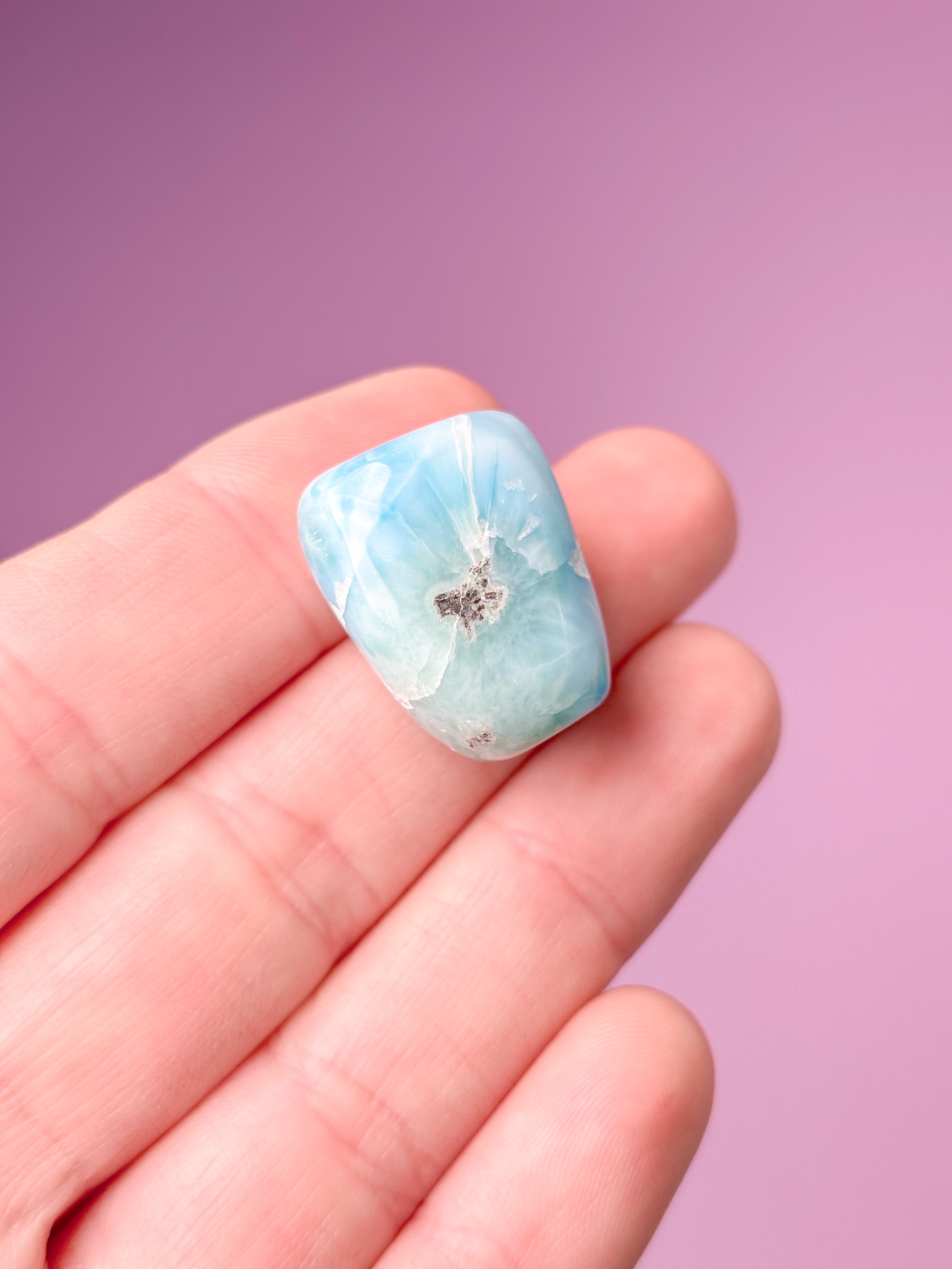 Larimar Lommesten Poleret (Nr. 37) Eksklusiv Kvalitet