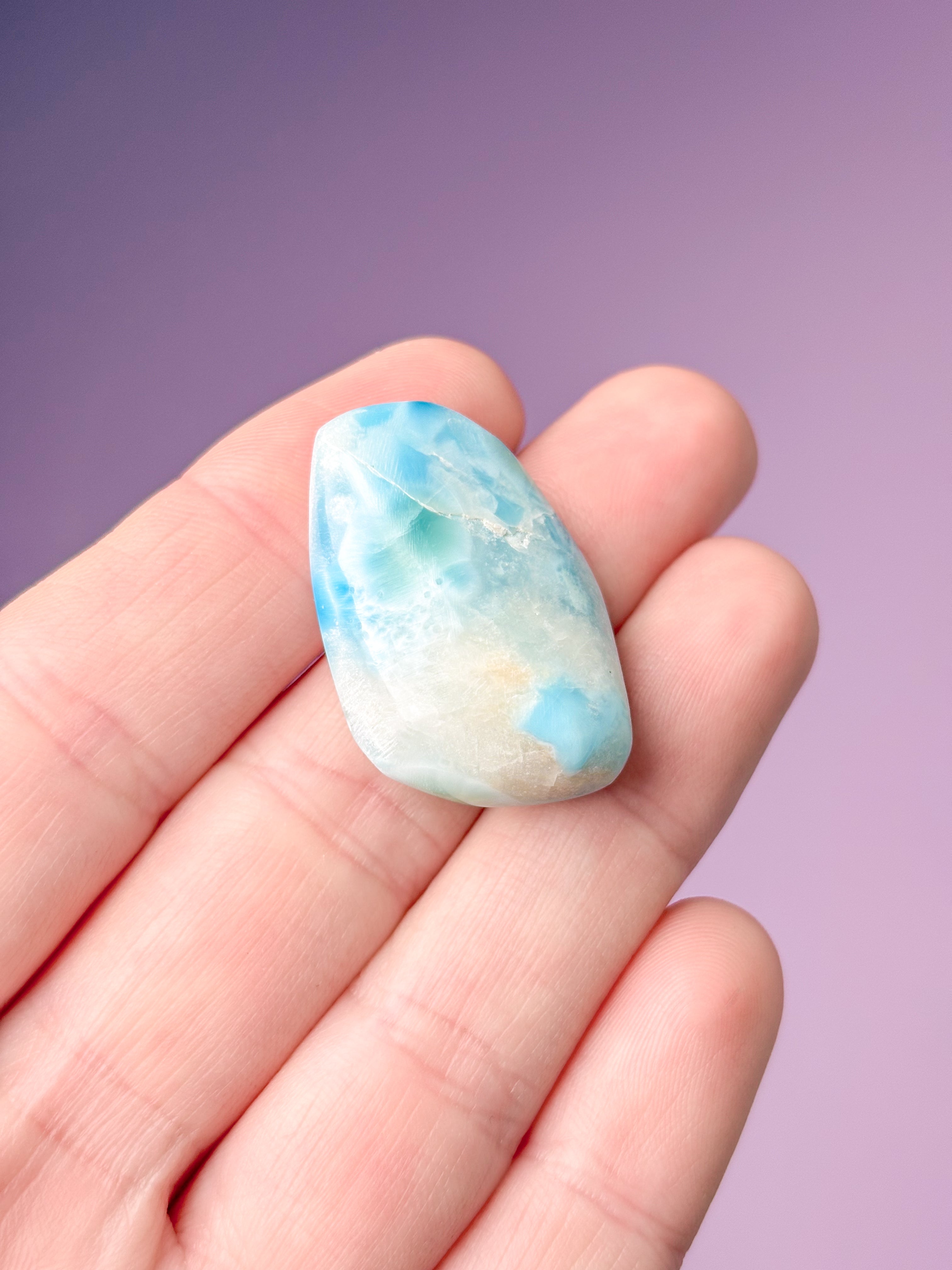 Larimar Lommesten Poleret (Nr. 38) Eksklusiv Kvalitet