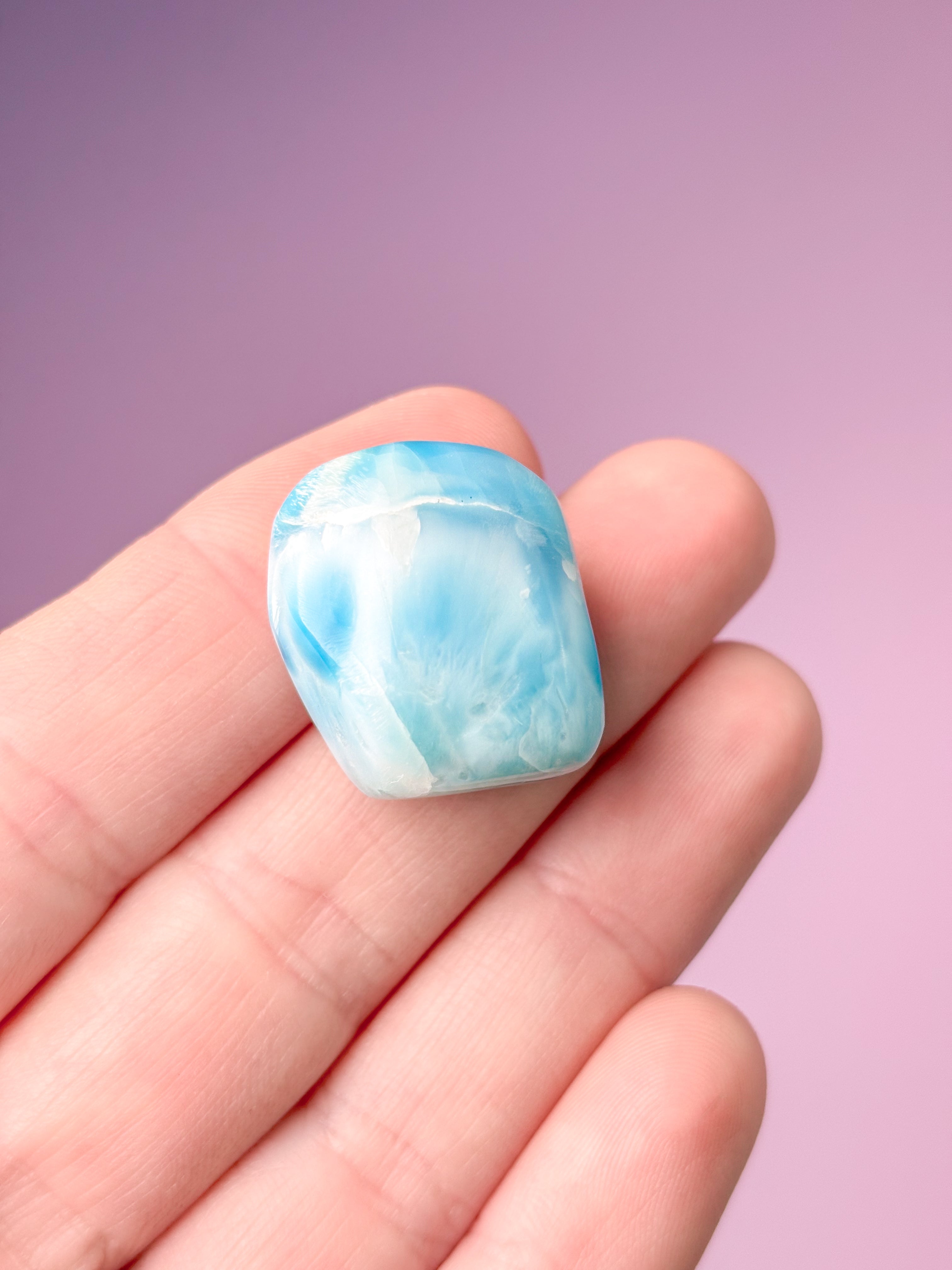 Larimar Lommesten Poleret (Nr. 39) Eksklusiv Kvalitet