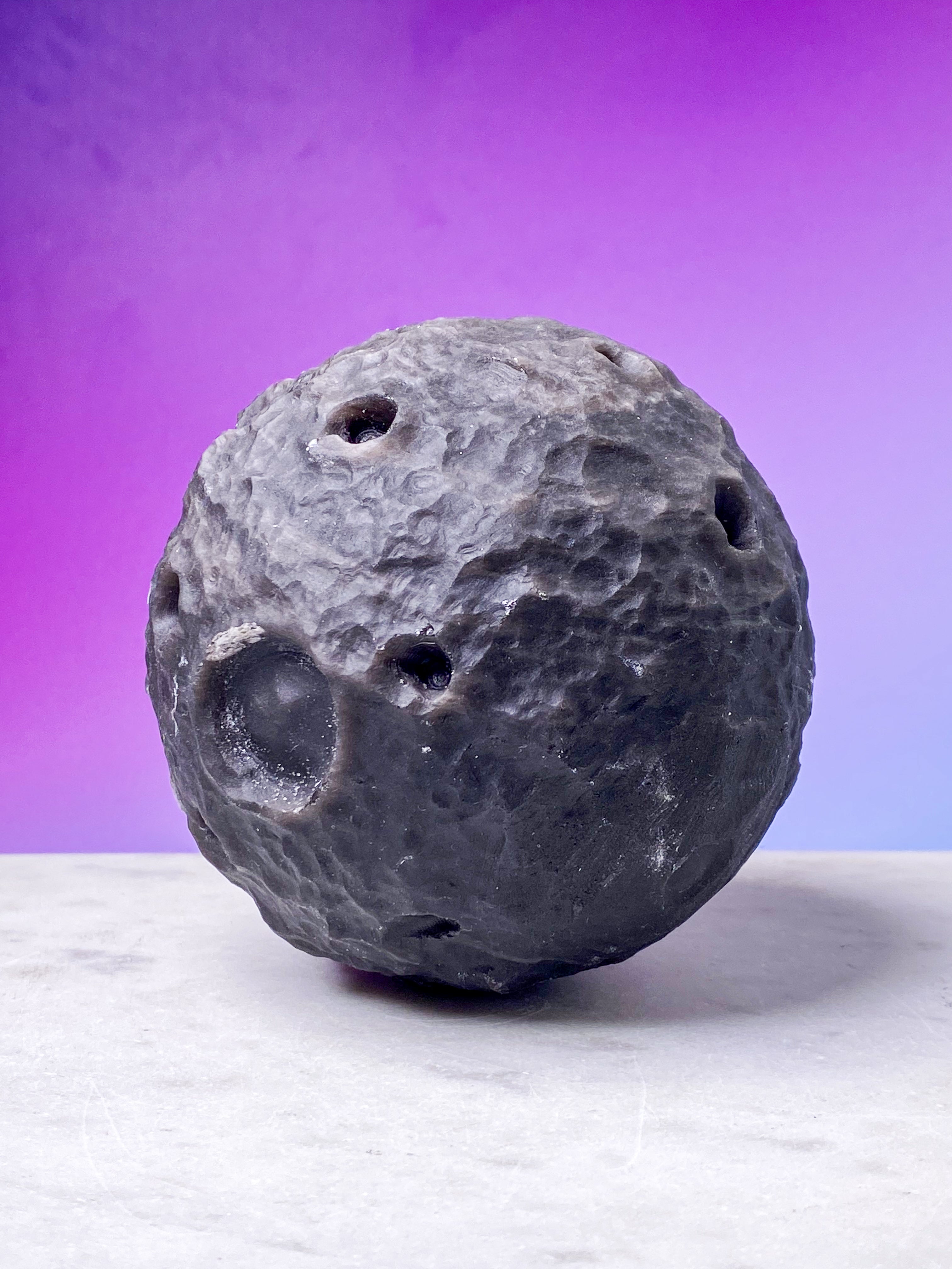 Kæmpe Sølv Obsidian Måne (Nr. 2)