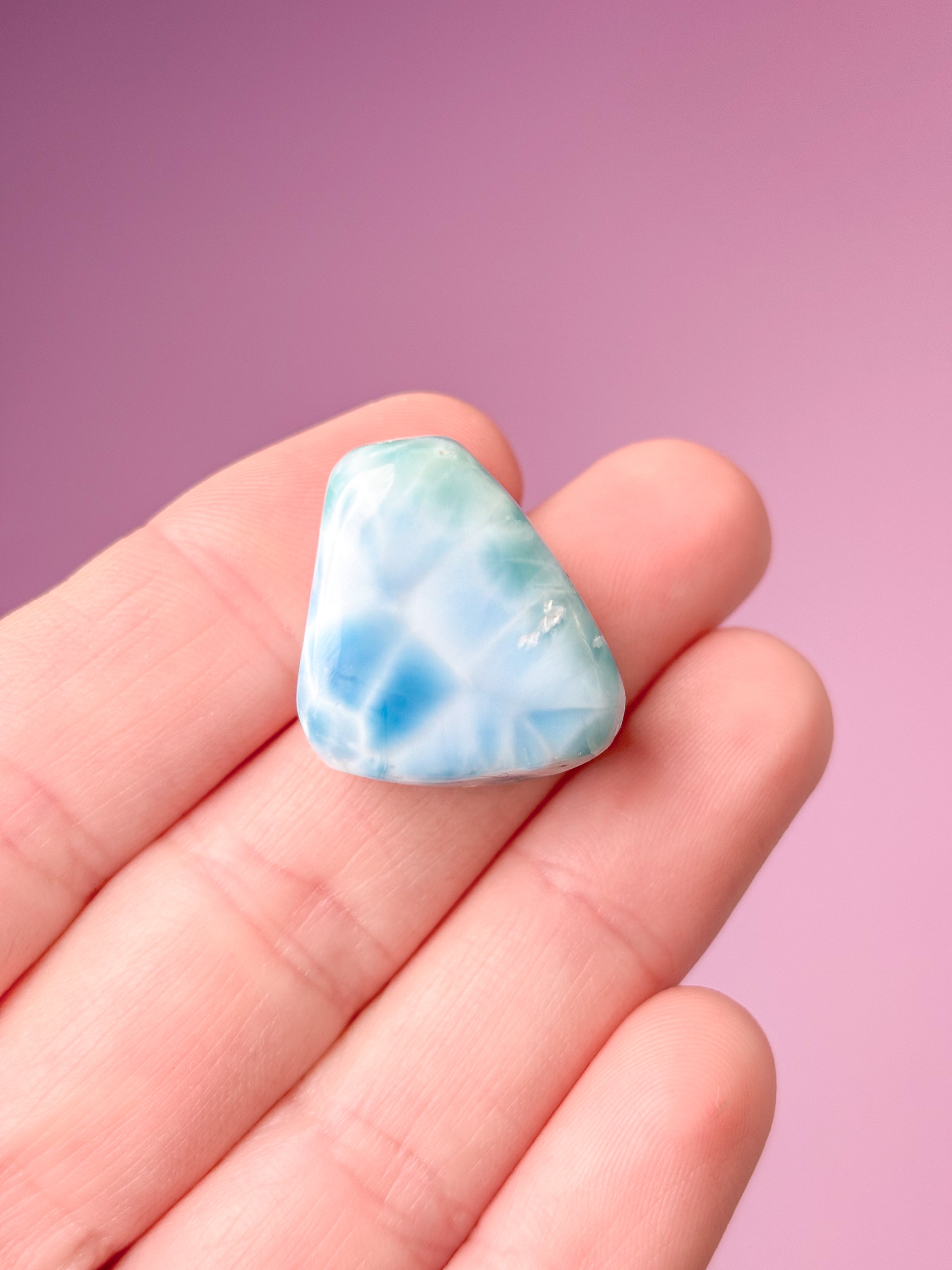 Larimar Lommesten Poleret (Nr. 47) Eksklusiv Kvalitet