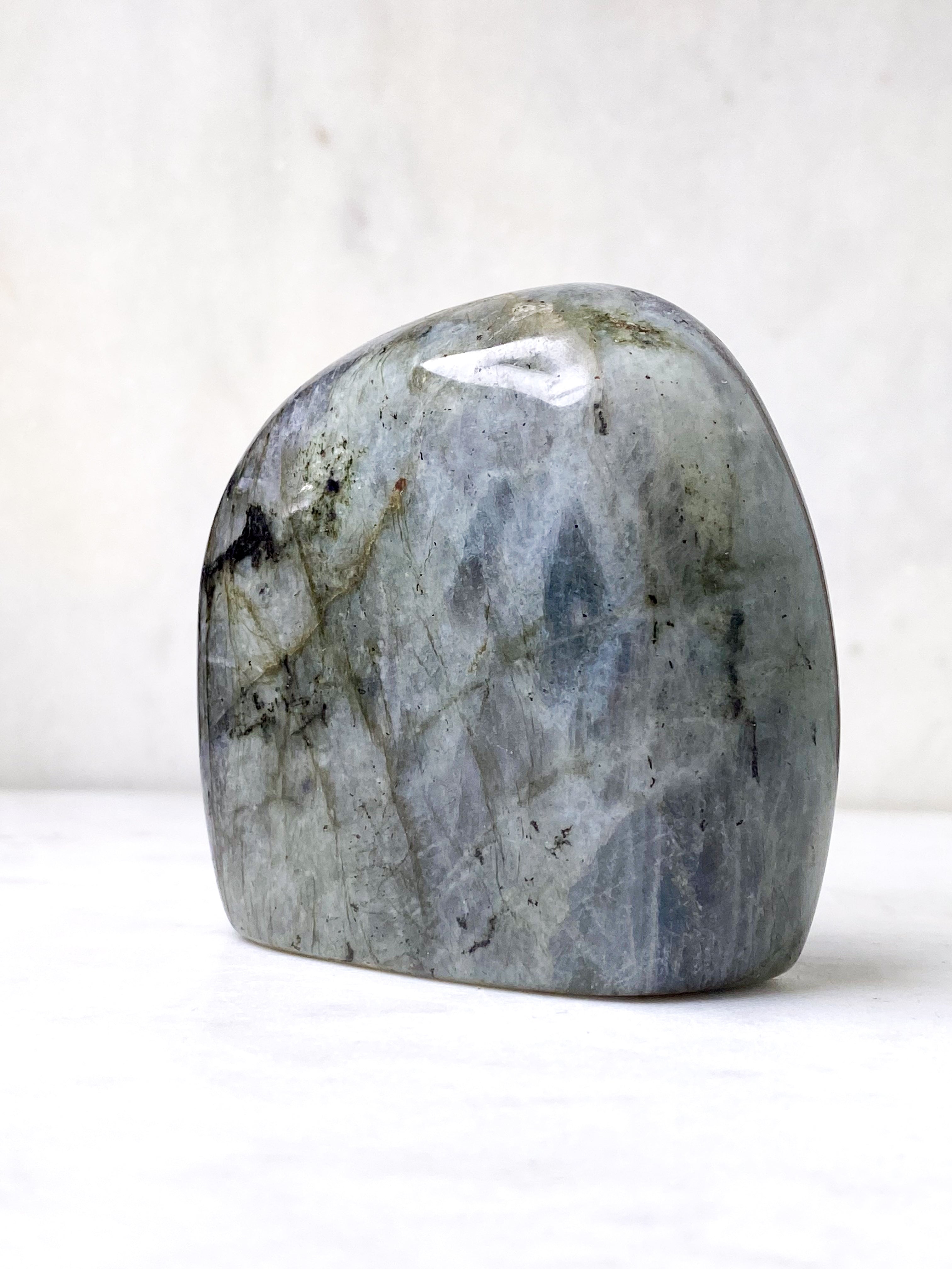 Guld labradorite hjärta