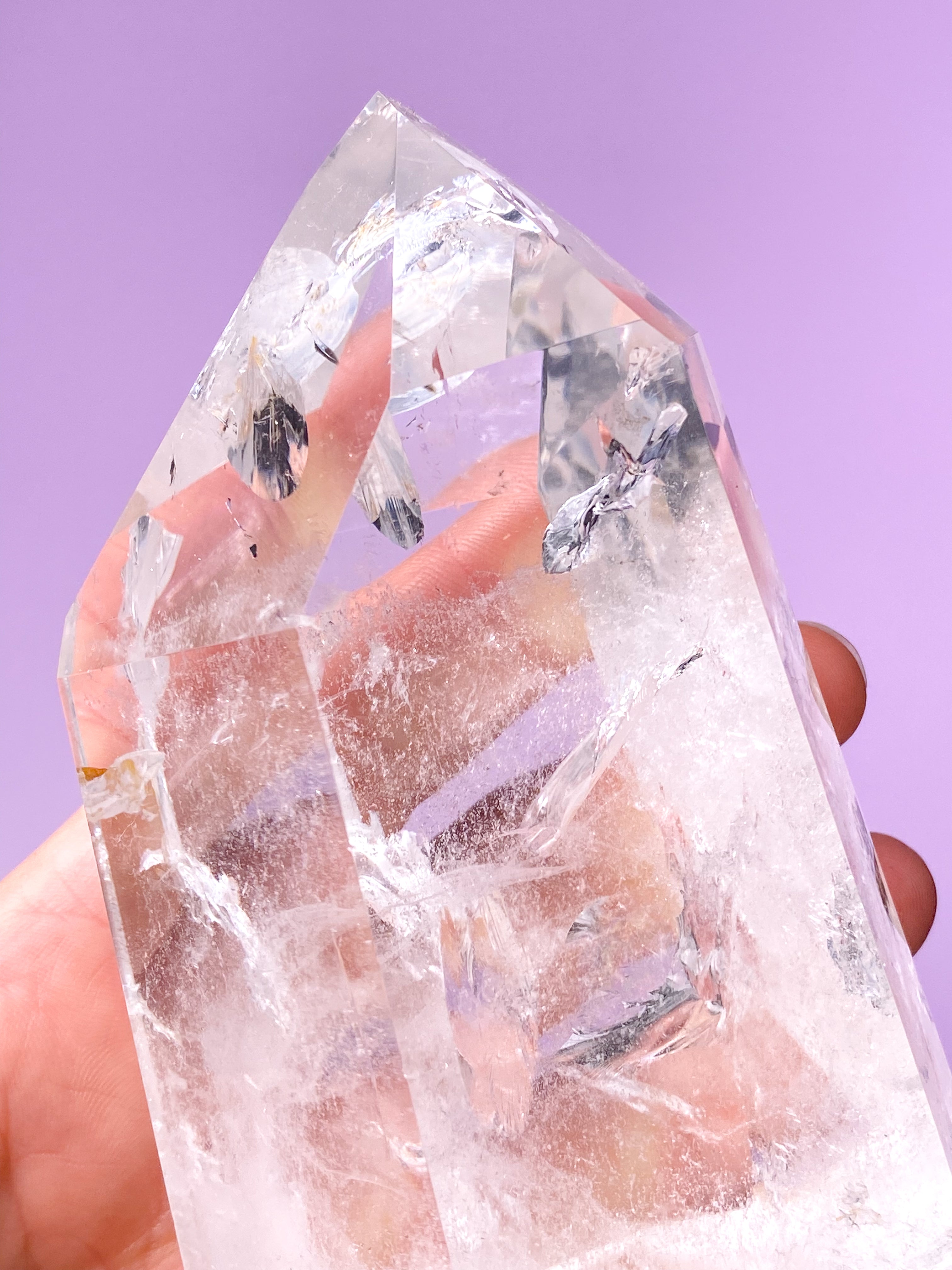 Jättestorn av bergkristall (nr 3) Exklusiv kvalitet