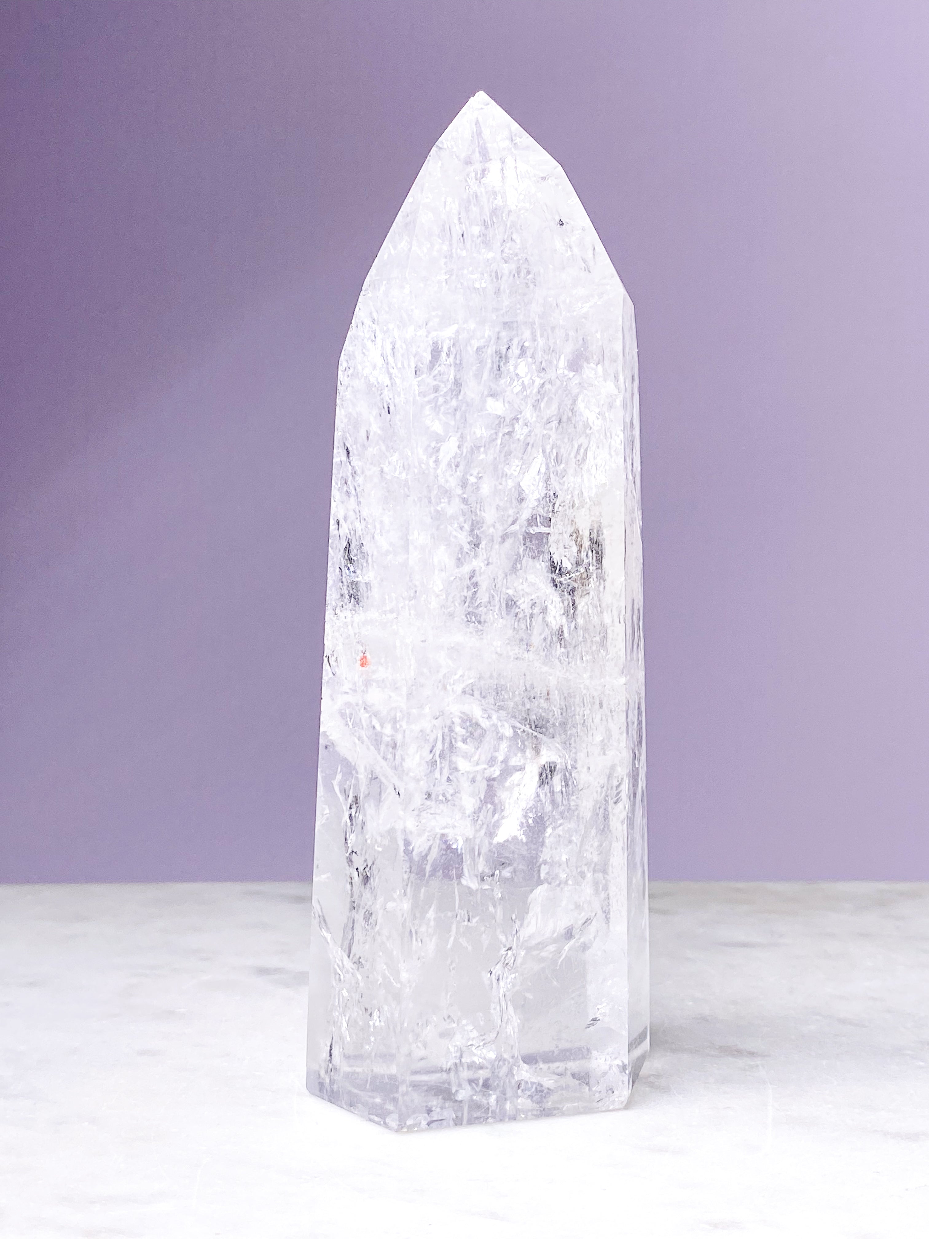 Jättestorn av bergkristall (nr 3) Exklusiv kvalitet