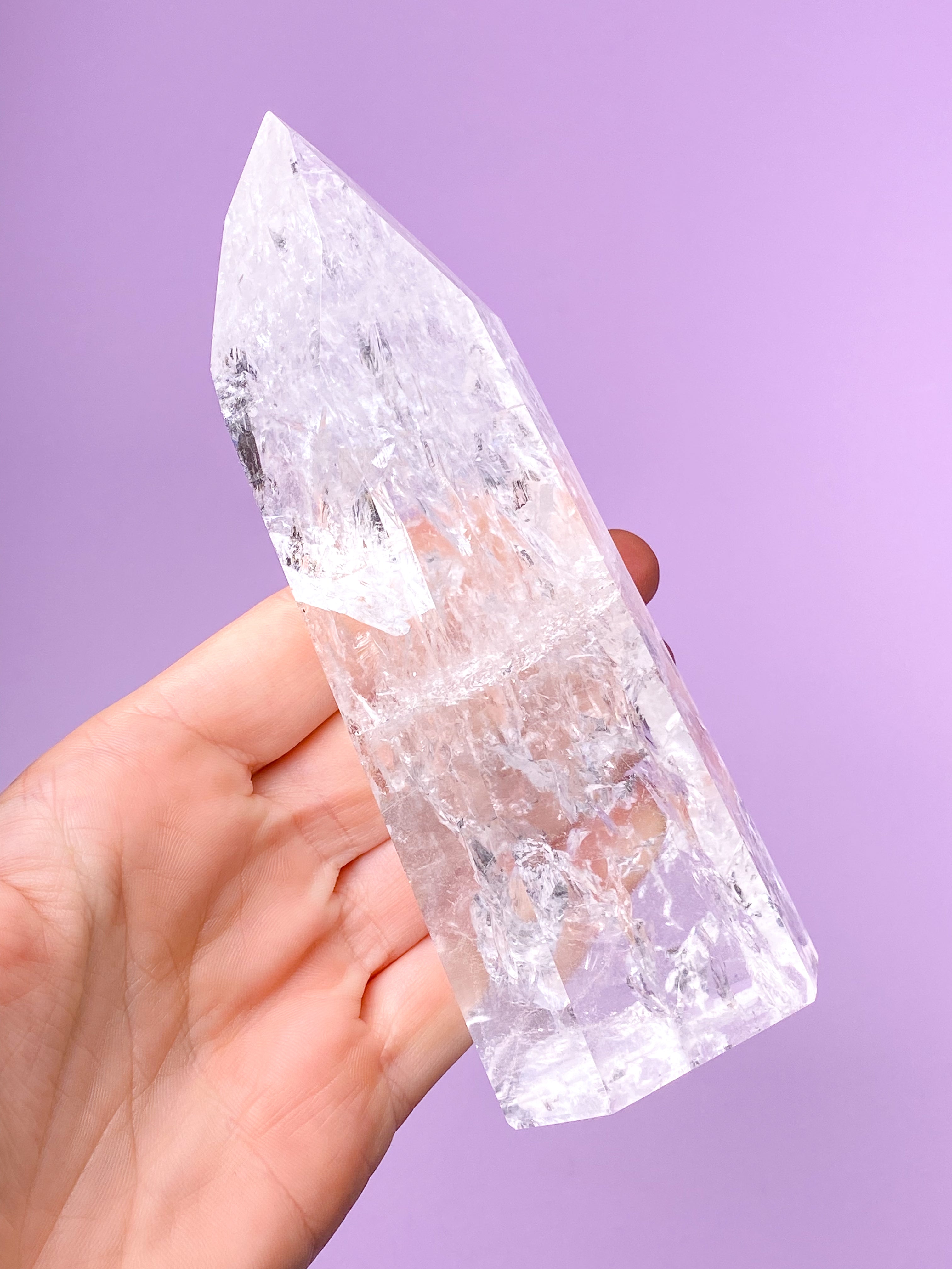 Jättestorn av bergkristall (nr 3) Exklusiv kvalitet