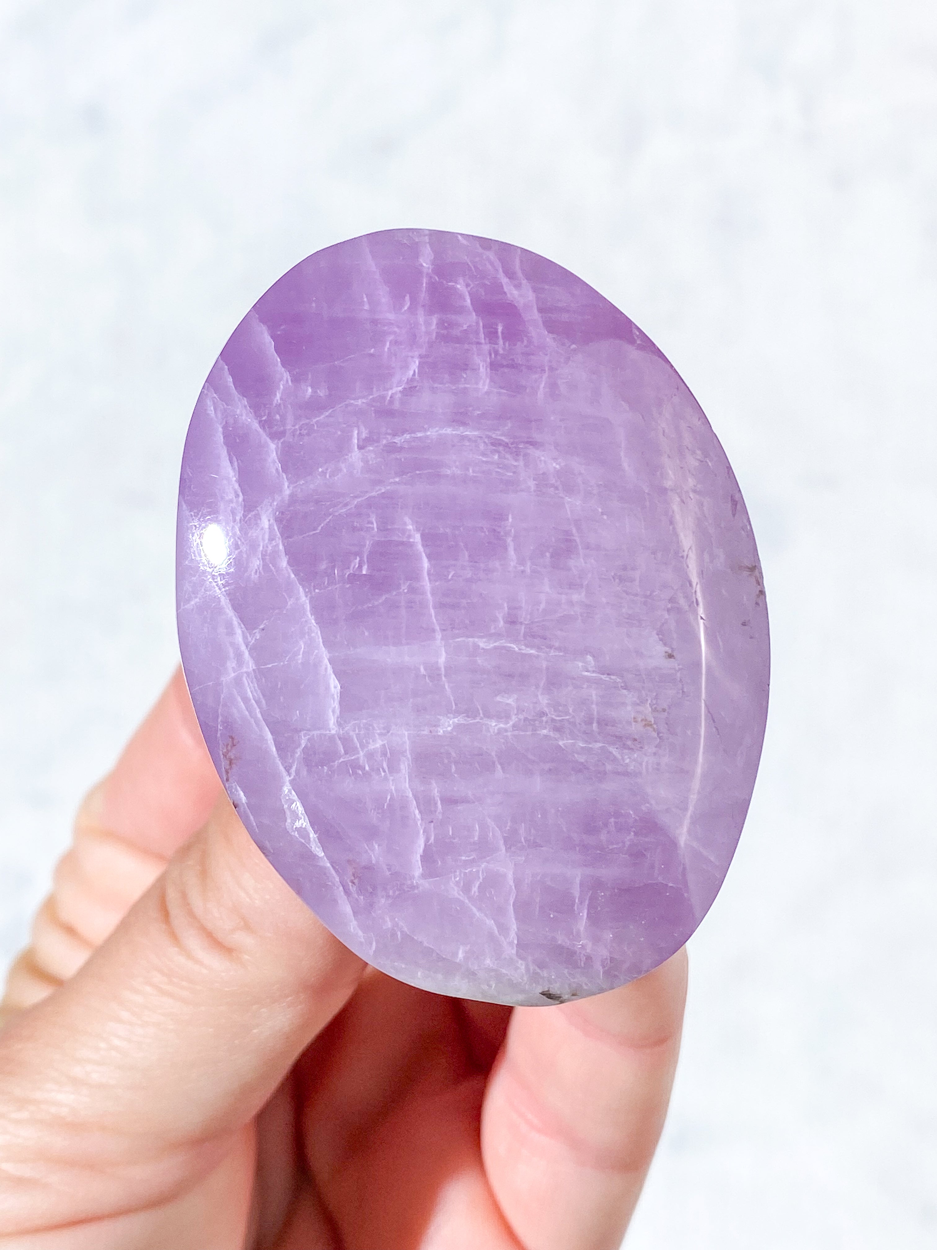 Kunzit Palmstone (Nr. 7) Eksklusiv