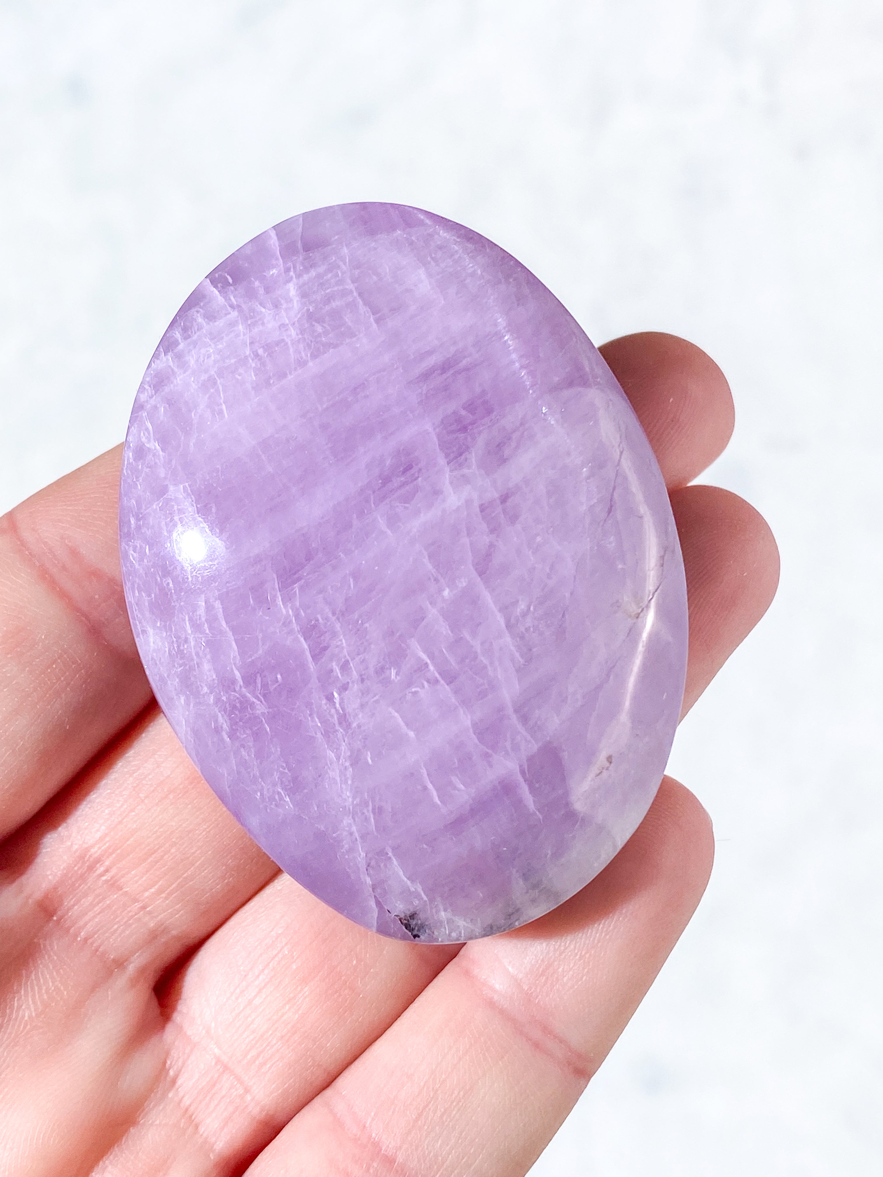 Kunzit Palmstone (Nr. 7) Eksklusiv