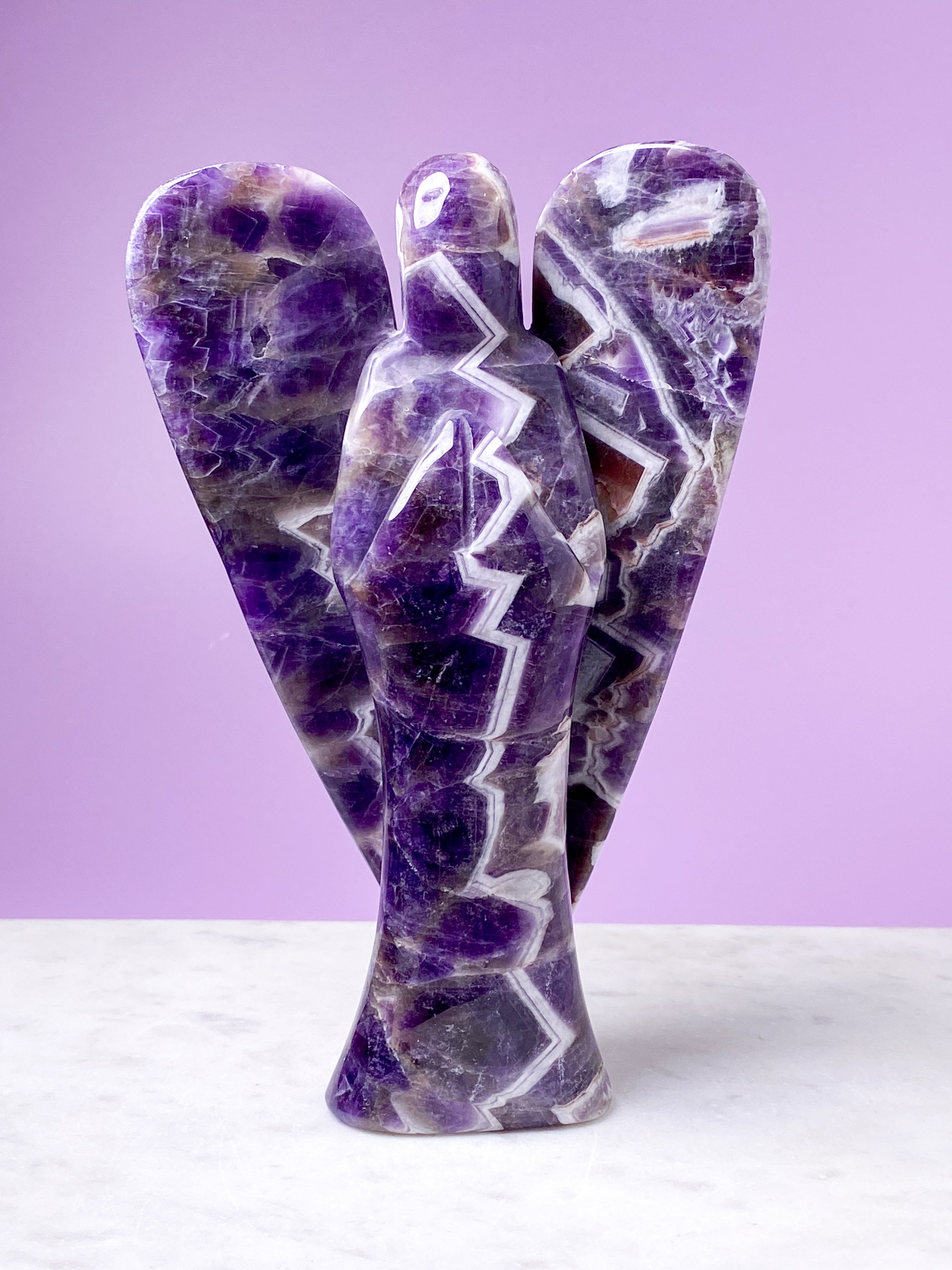 Chevron Amethyst Angel (No. 2)