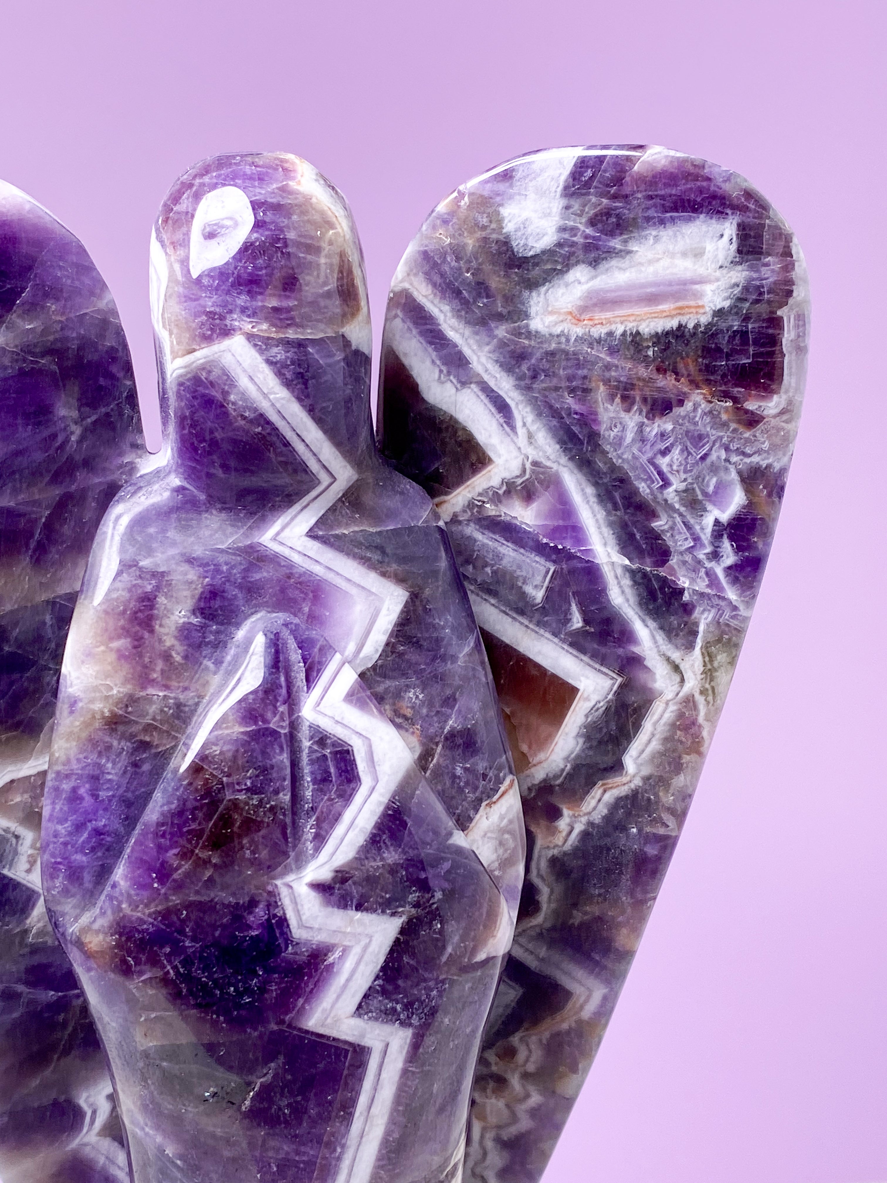 OUTLET - Chevron Ametyst Engel