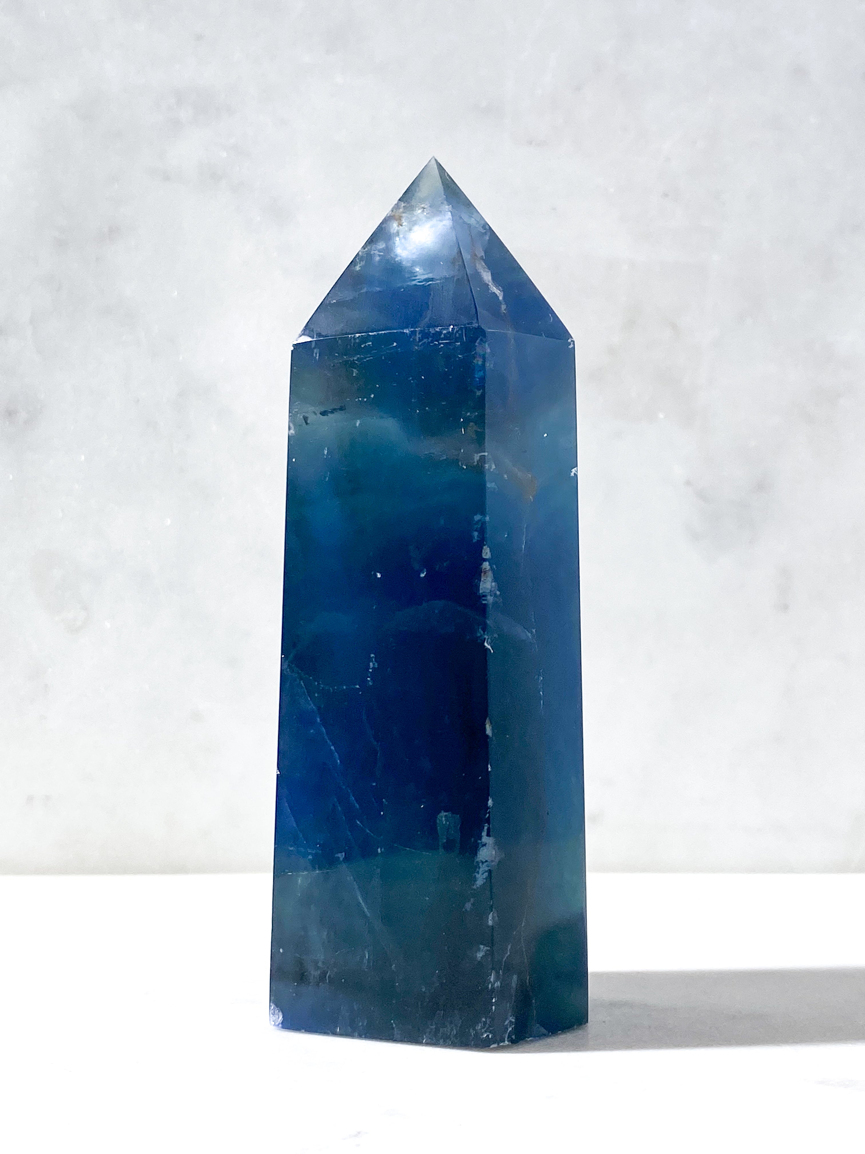 Blå Fluorit Tårn (Nr. 3)