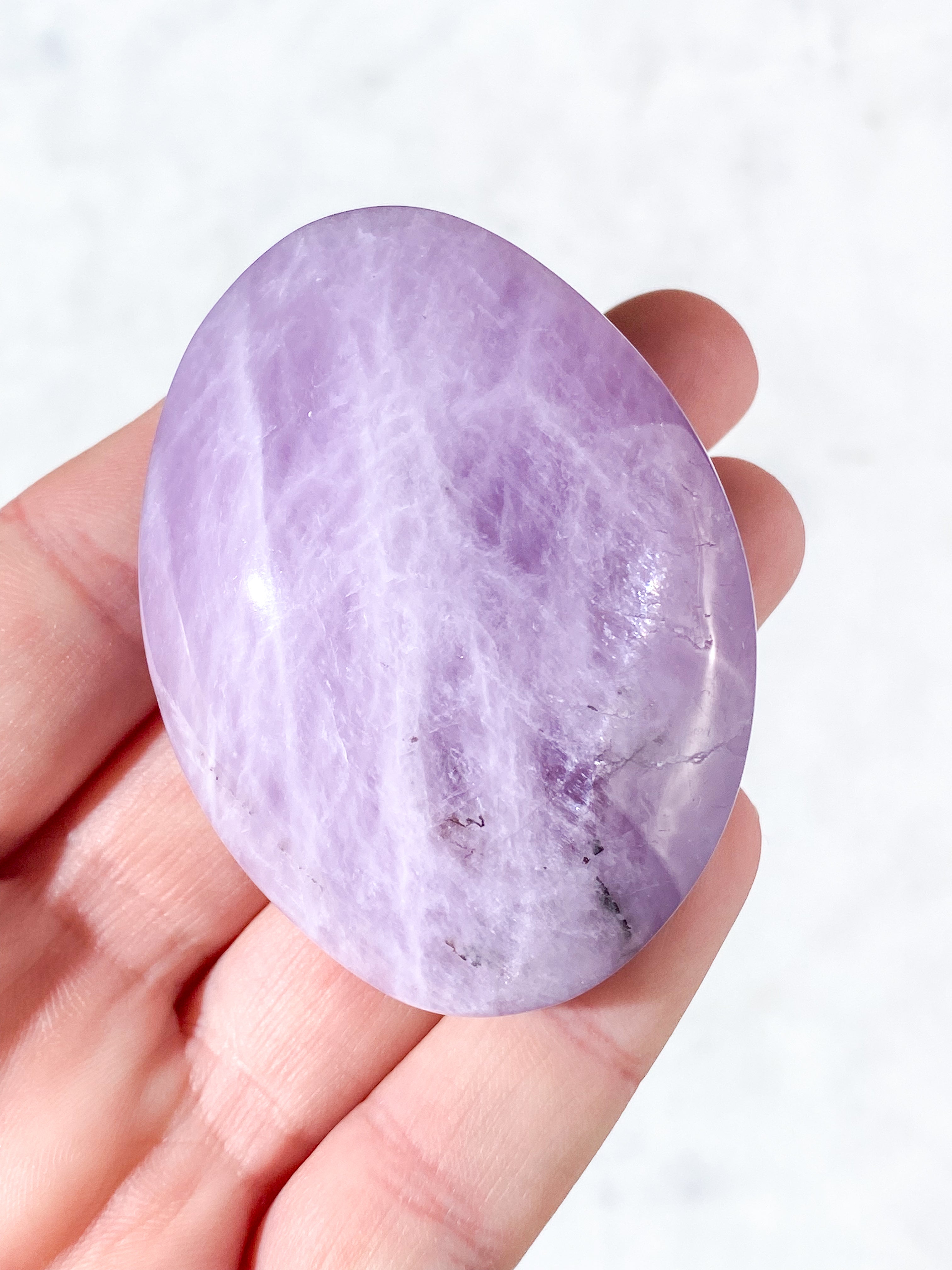 Kunzit Palmstone (Nr. 21) Eksklusiv