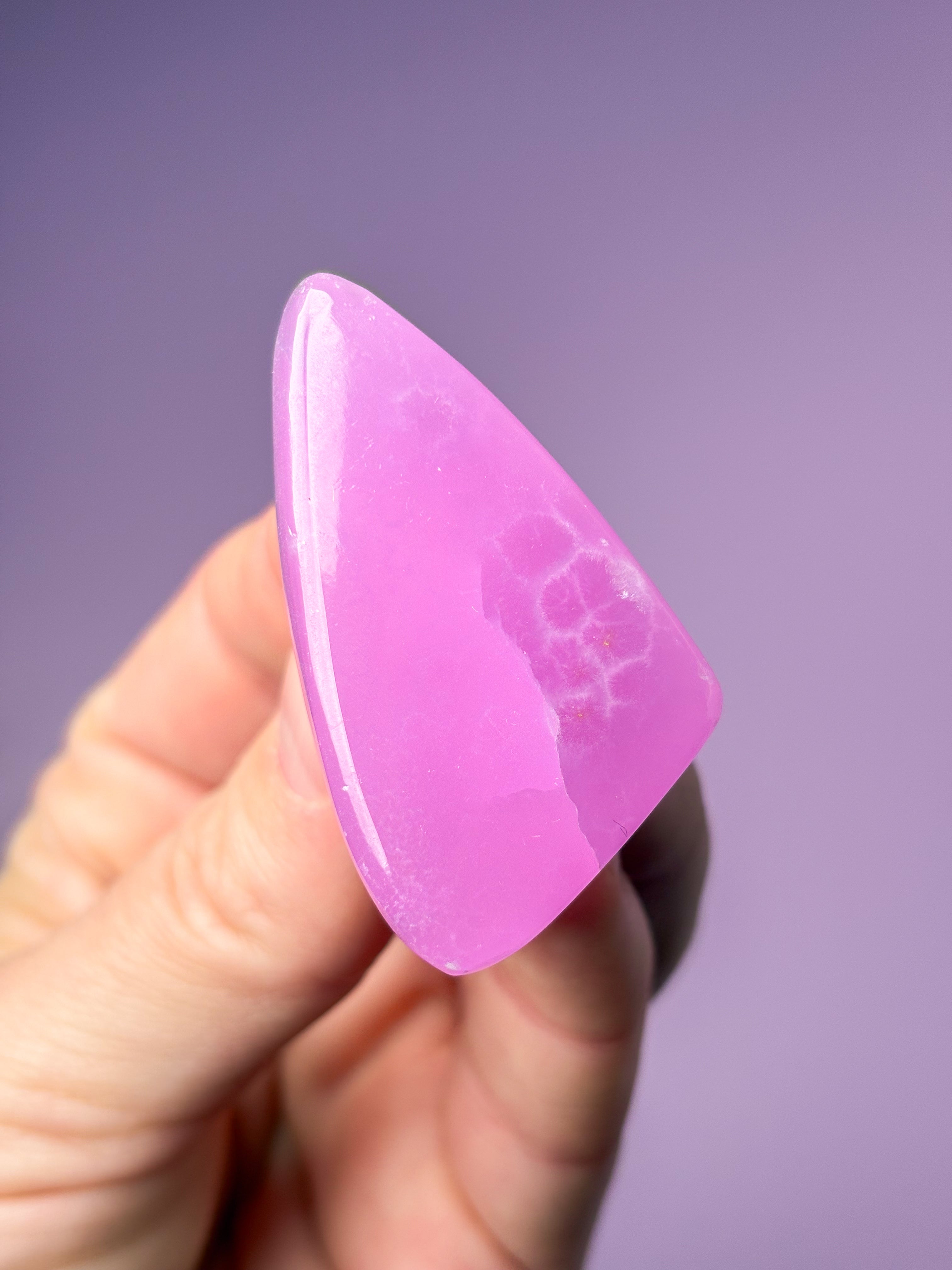 Rosa Aragonit Friform (Nr 1)