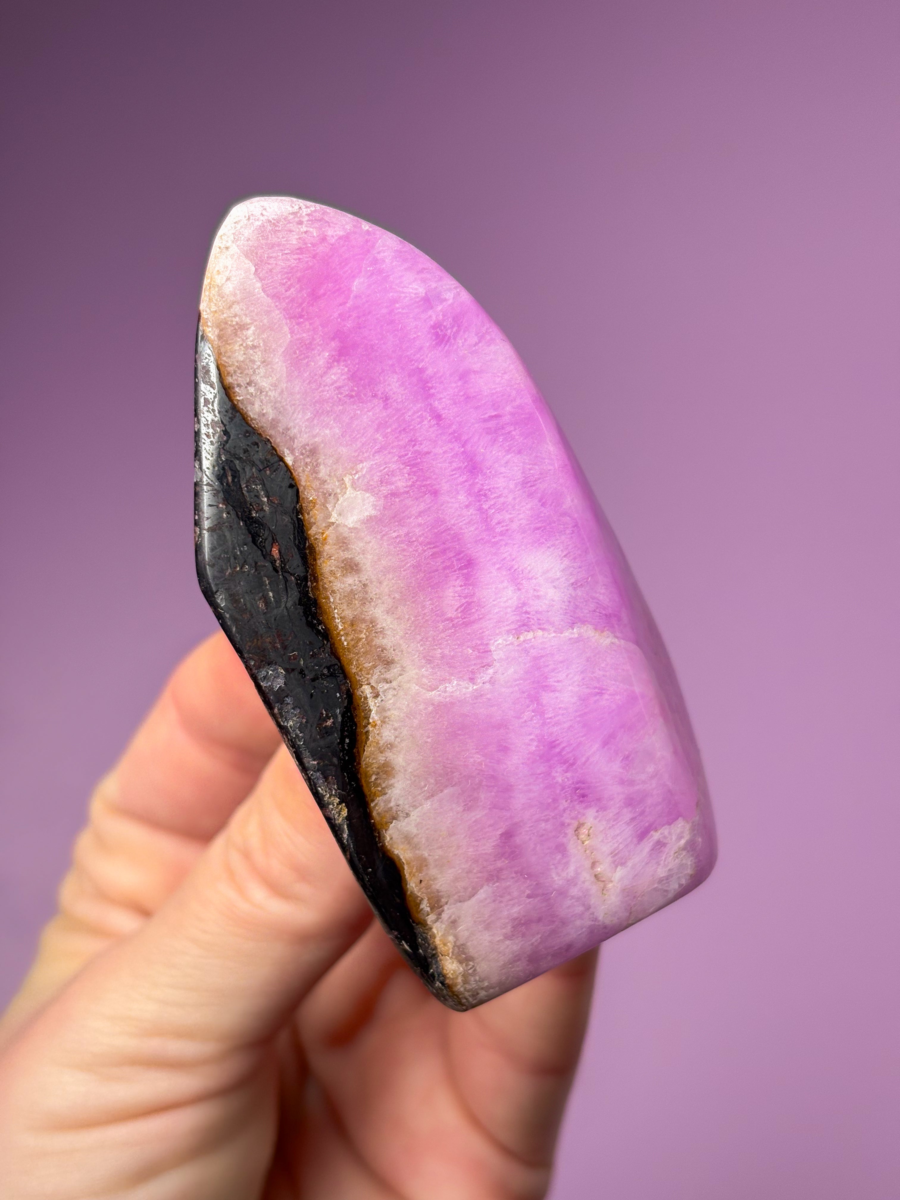 Rosa Aragonit Friform (Nr 3)