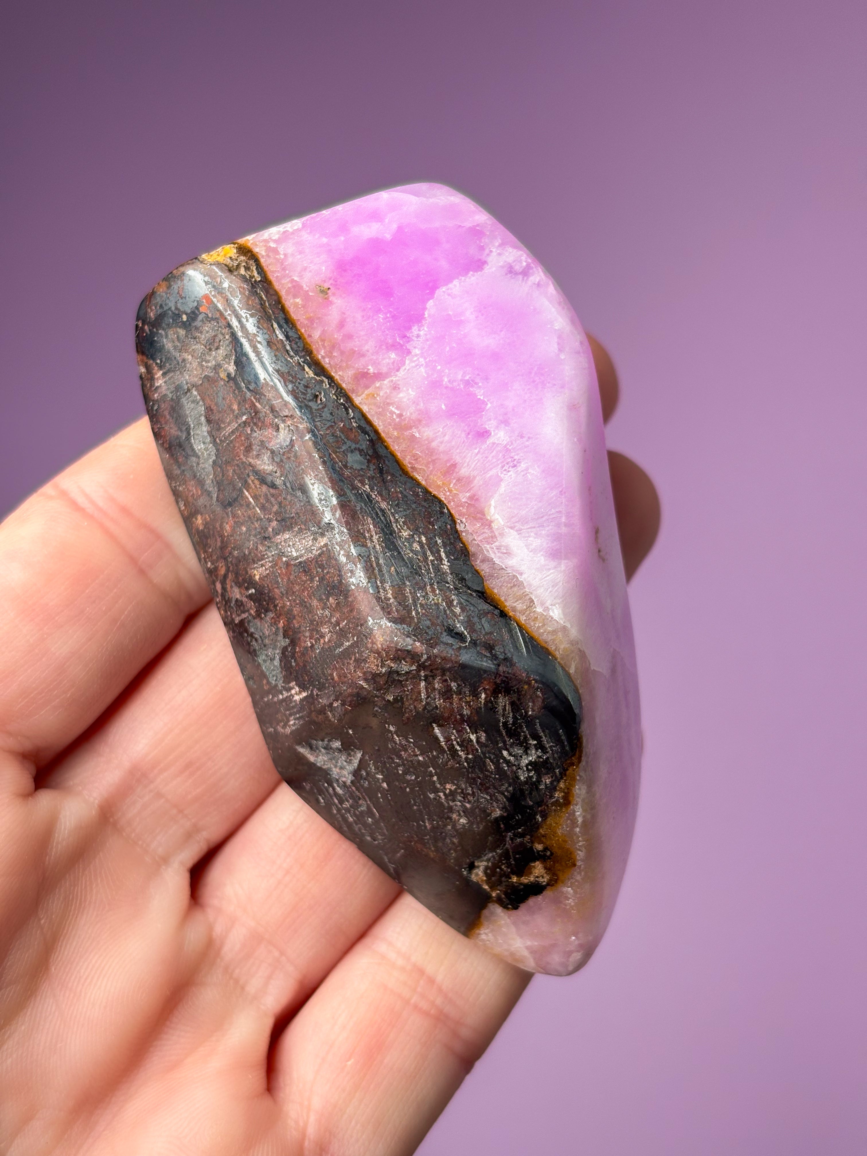 Rosa Aragonit Friform (Nr 3)