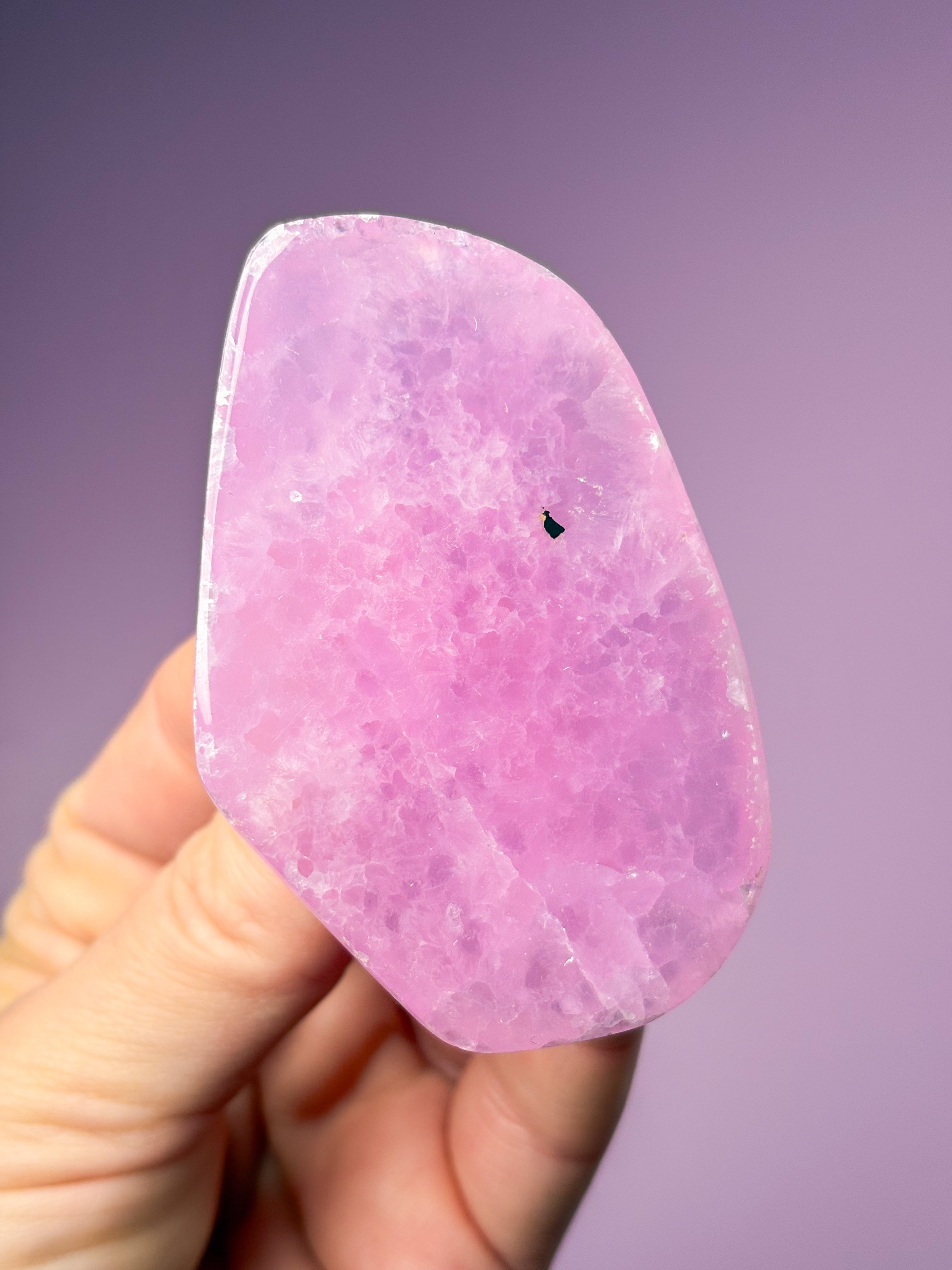 Rosa Aragonit Friform (nr 5)