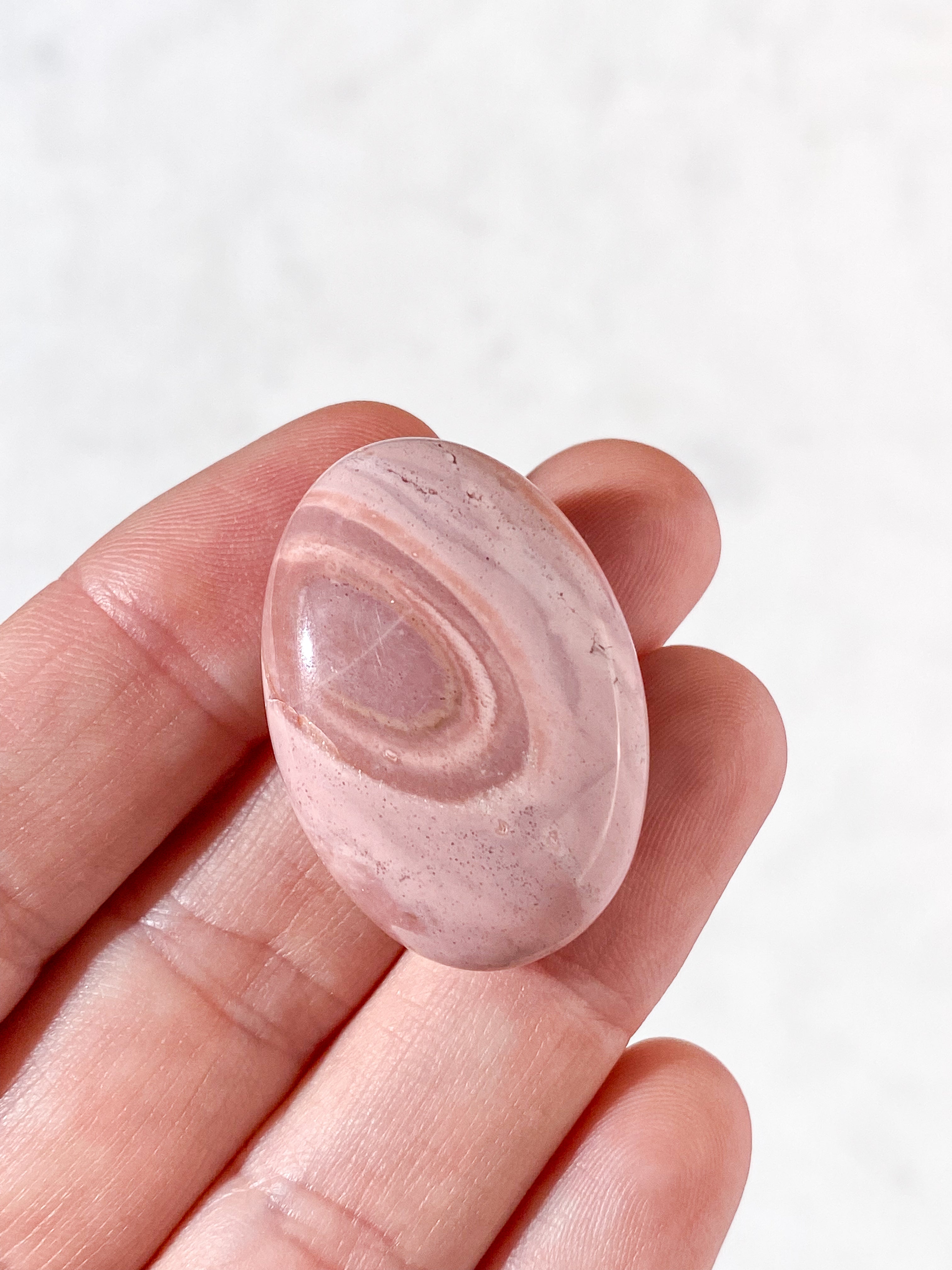 Pink Opal Palmstone (Nr. 5) fra Australien