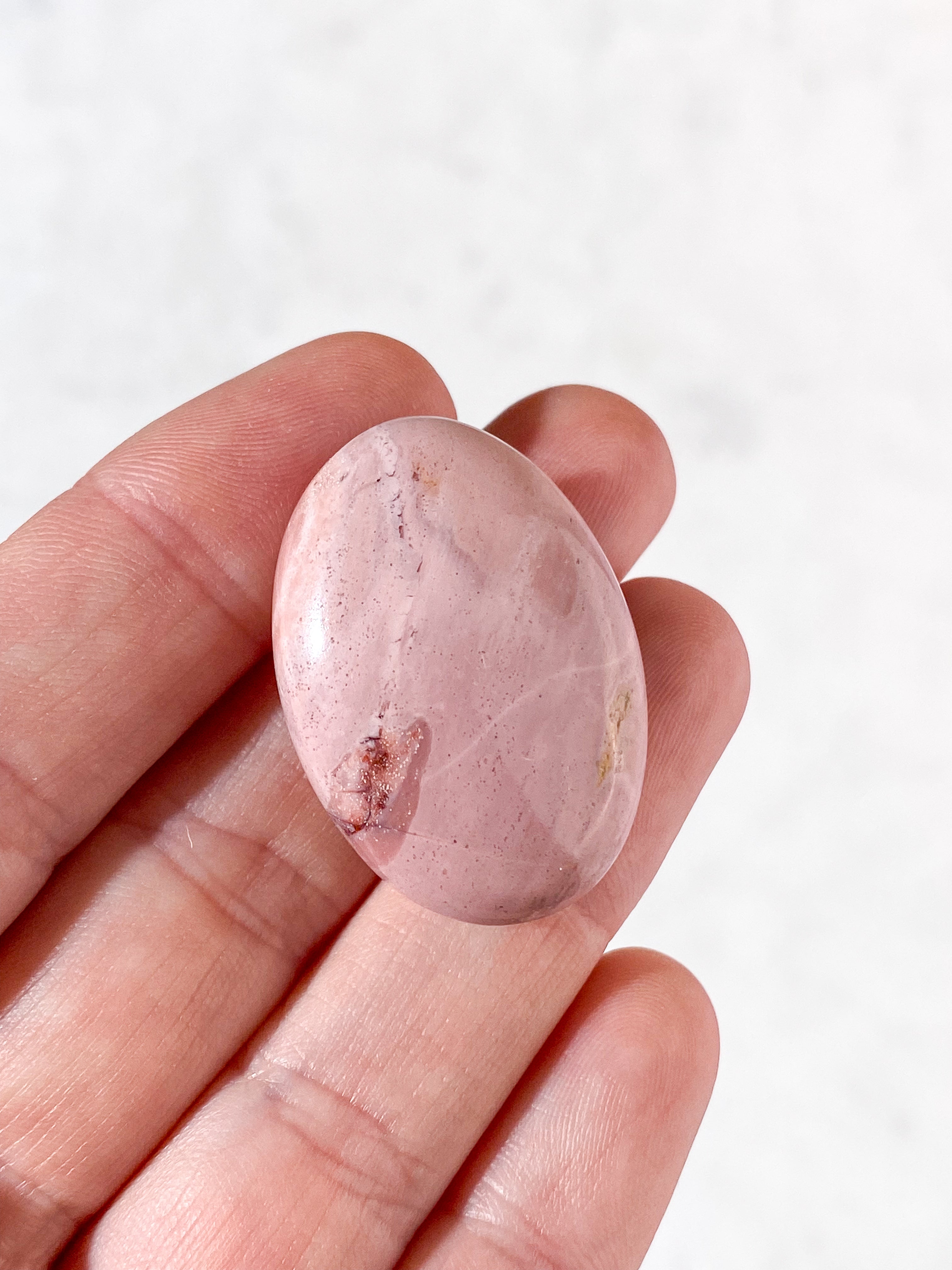 Pink Opal Palmstone (Nr. 5) fra Australien