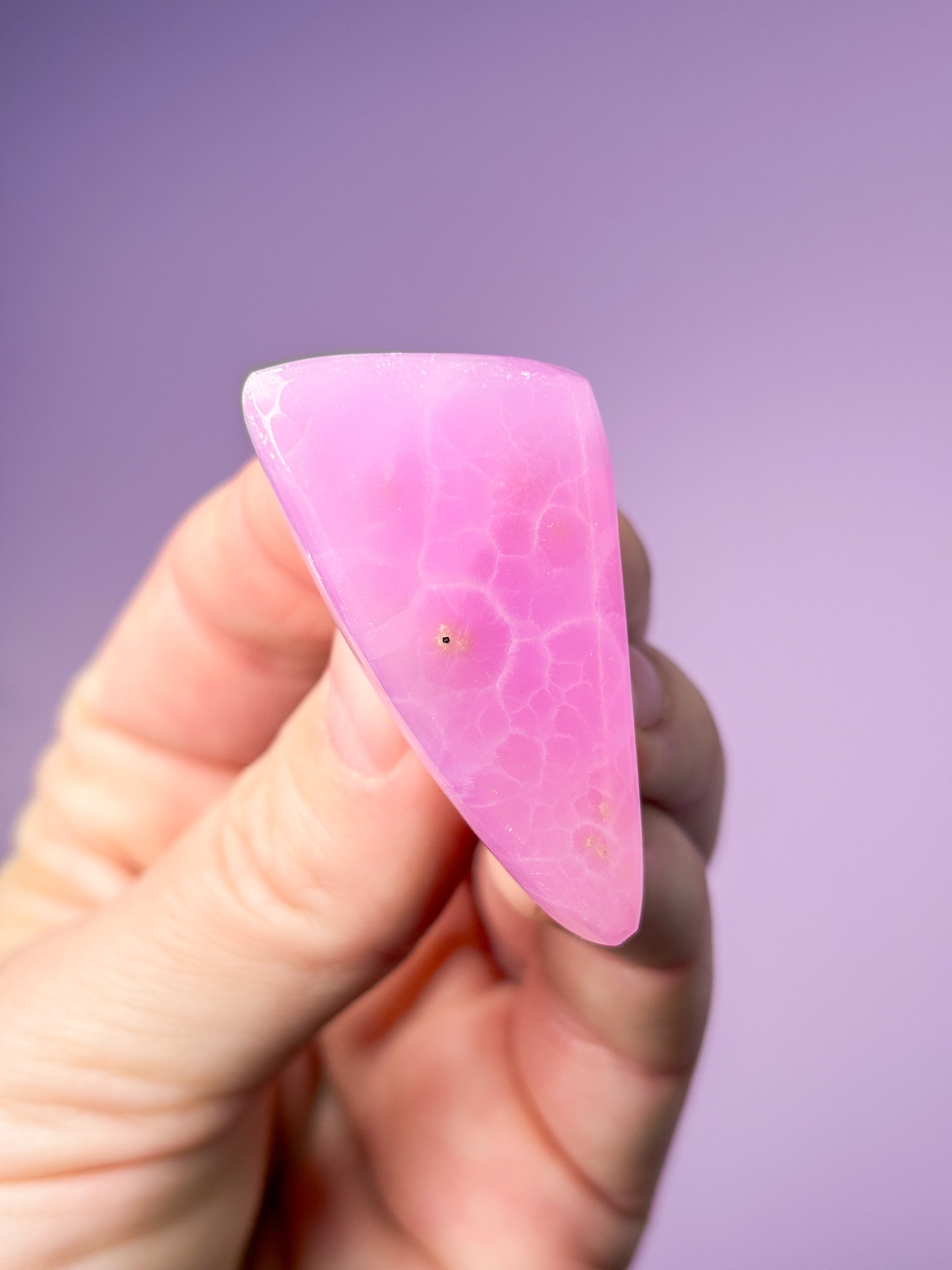 Rosa Aragonit Friform (Nr 11)