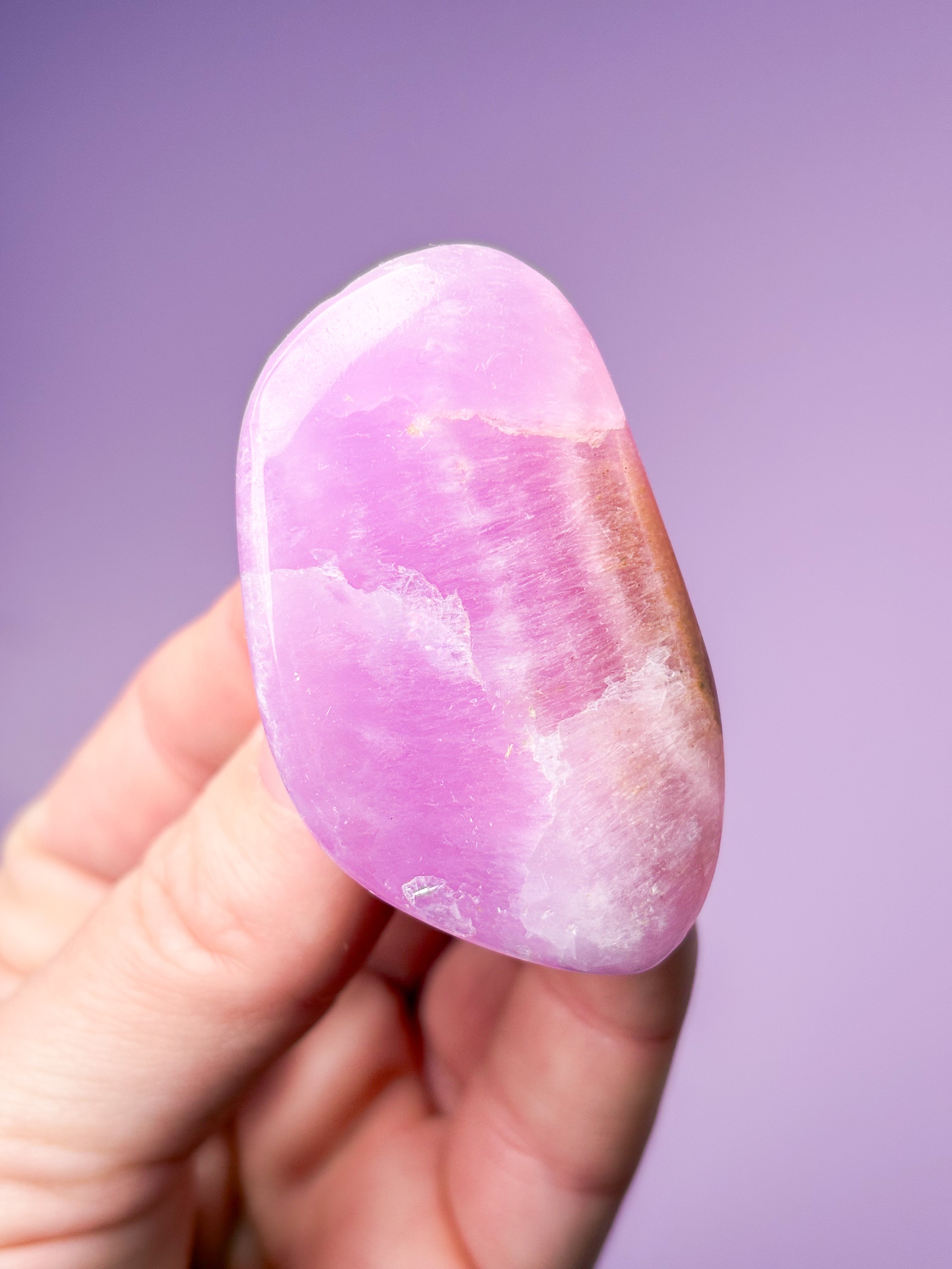 Rosa Aragonit Friform (Nr 20)