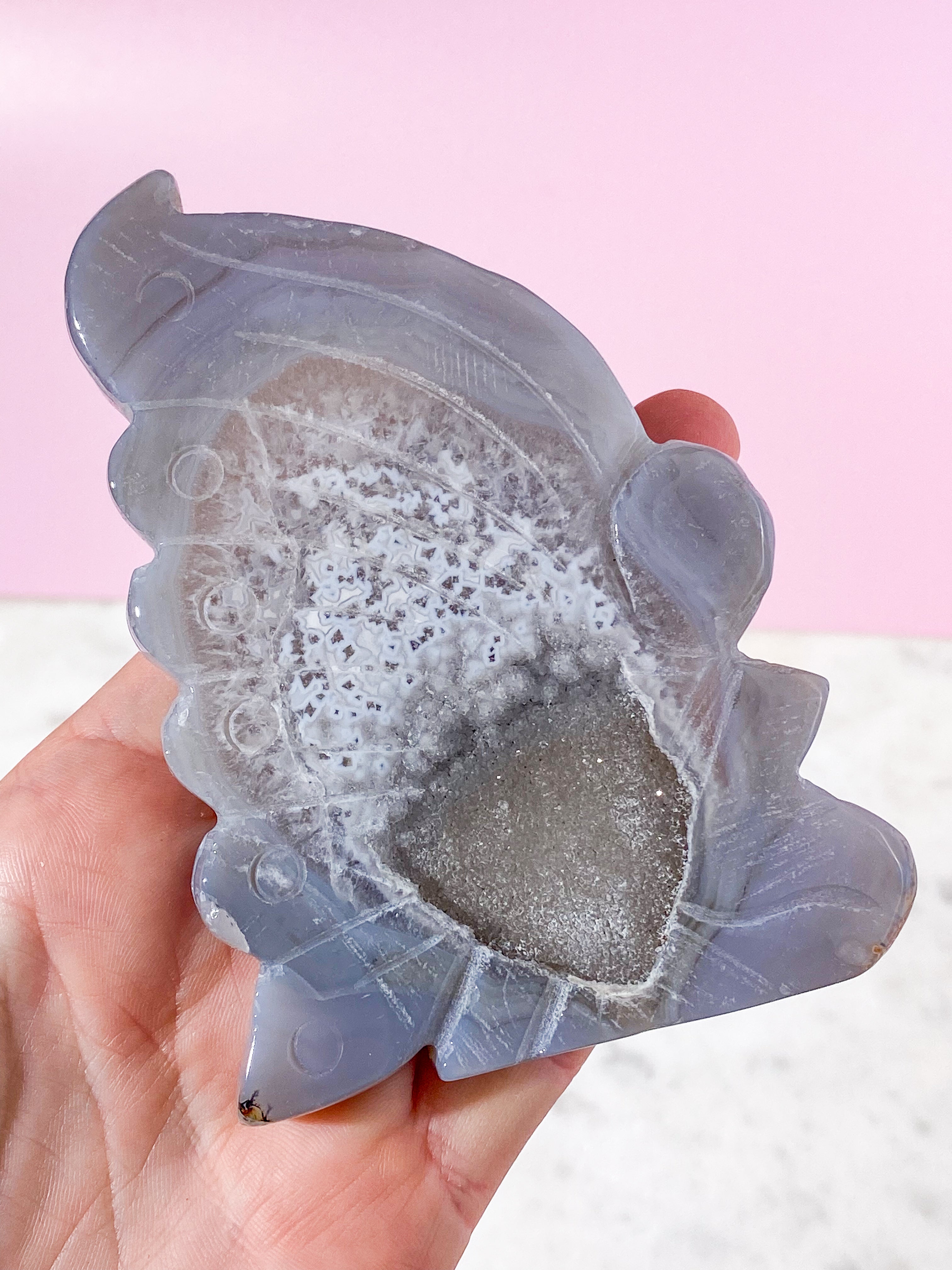 Druzy Agat Fe (Nr. 6)