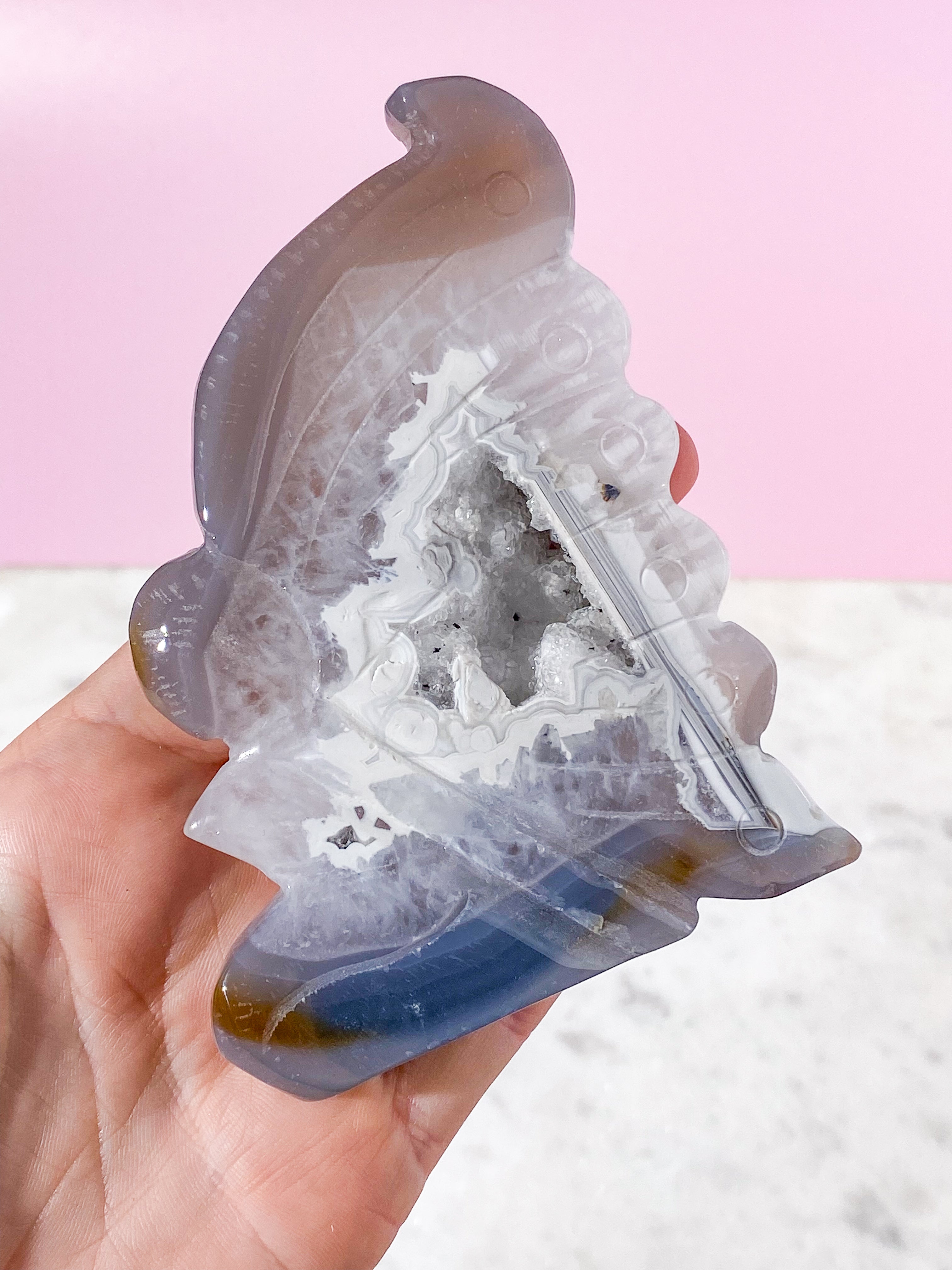 Druzy Agat Fe (Nr. 7)