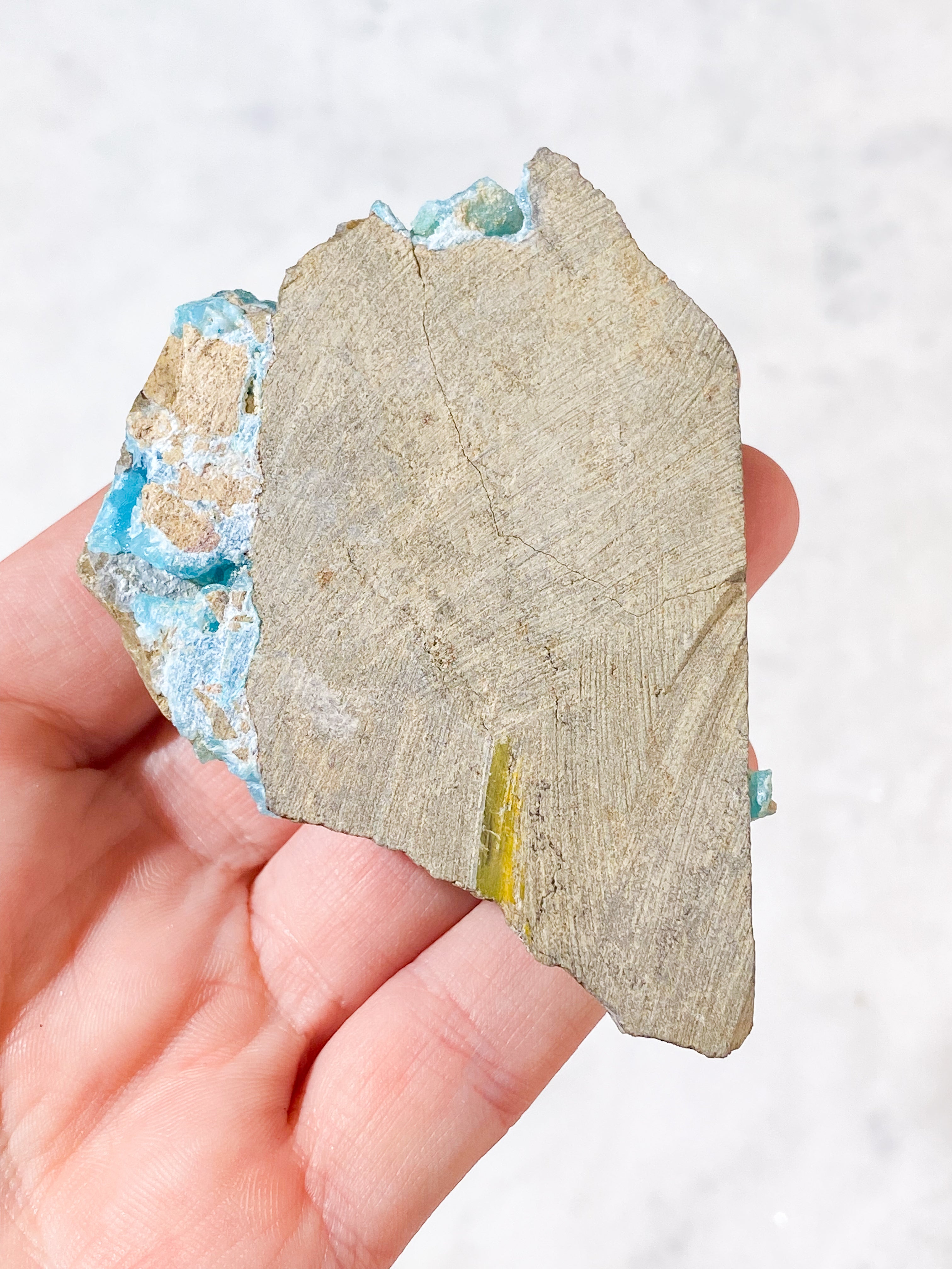 Blå Hemimorphite Klynge (Nr. 7)