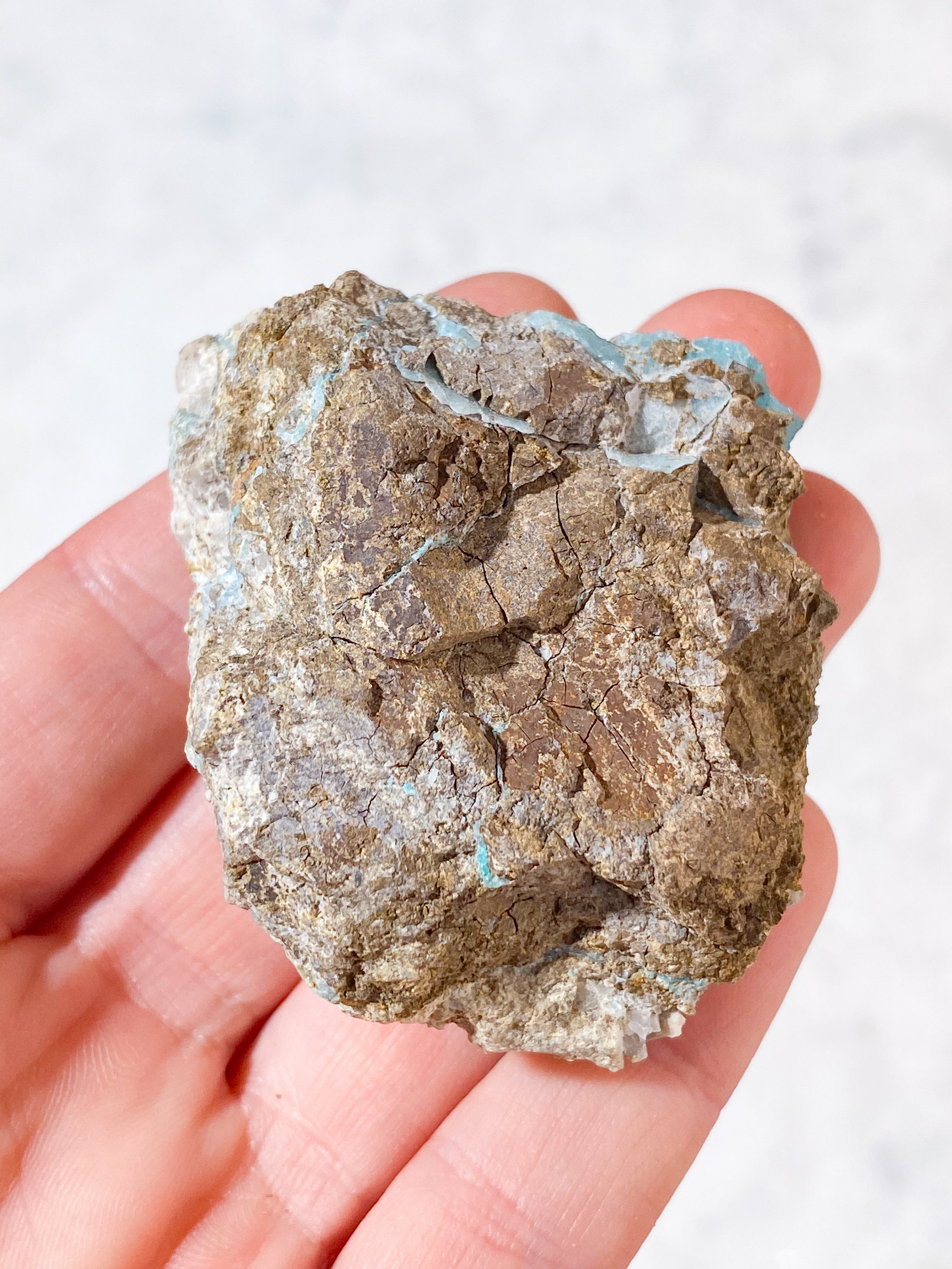 Blå Hemimorphite Klynge (Nr. 9)