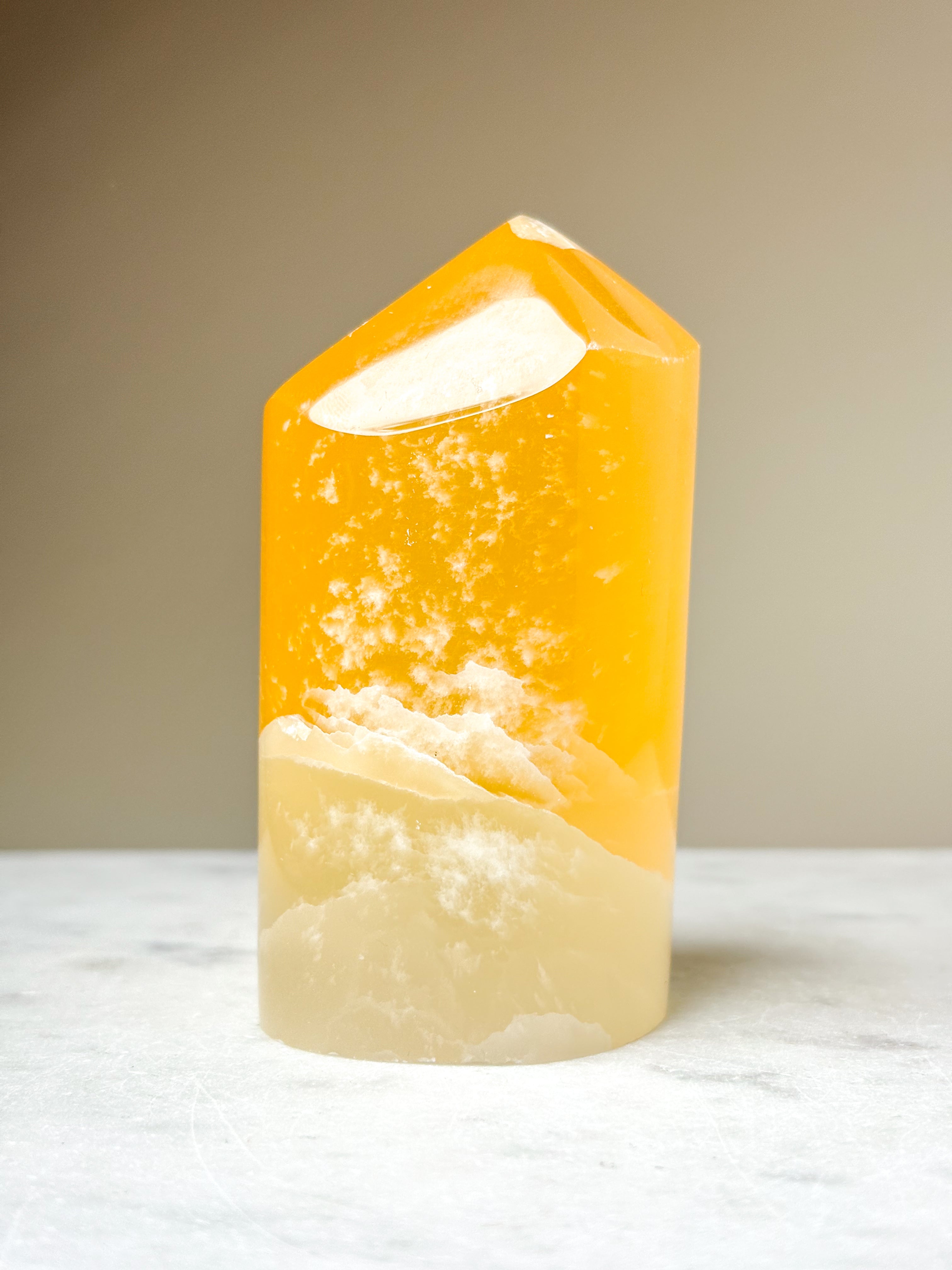 Honeycomb Calcite Tower (No. 15)