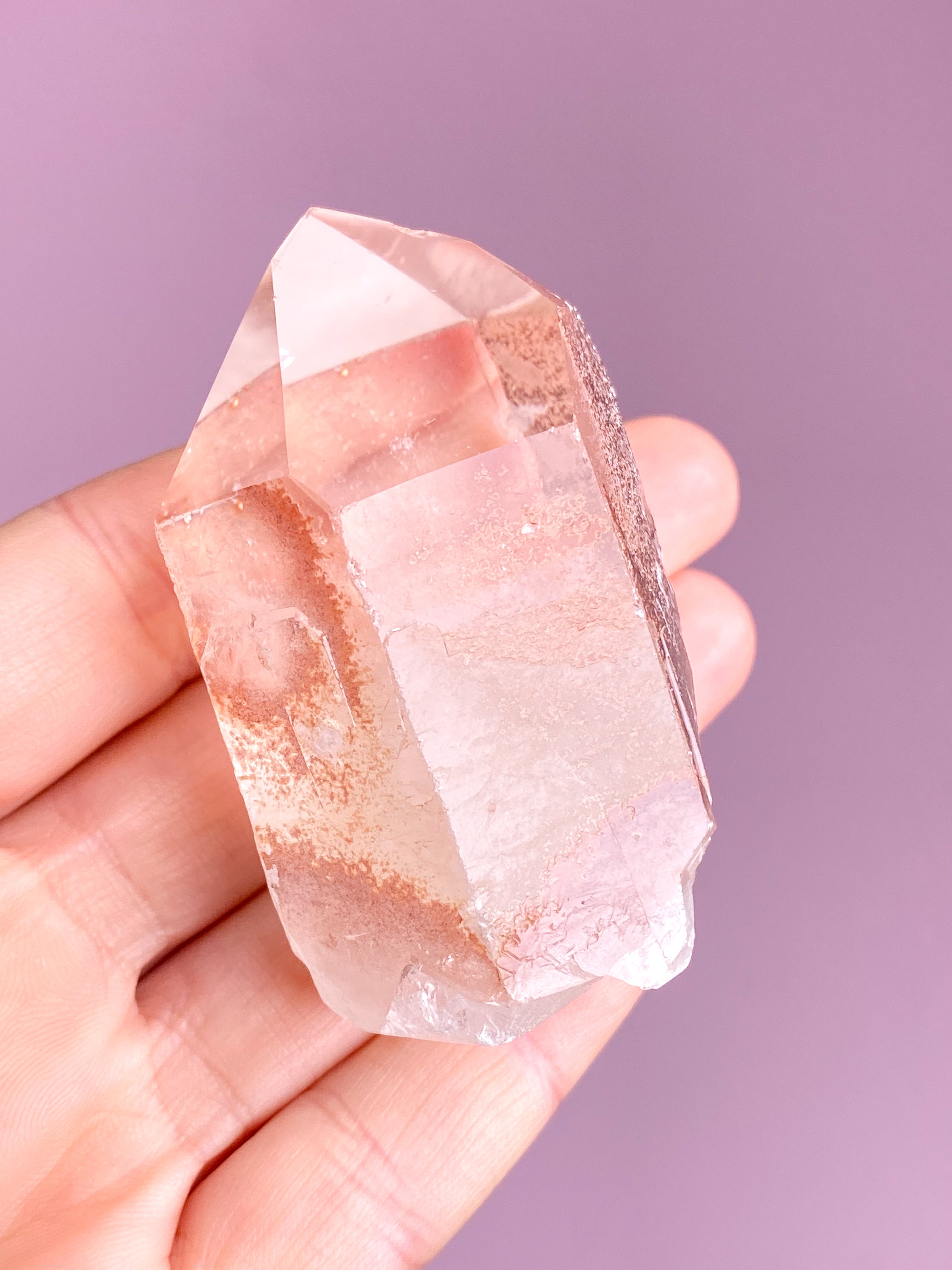 Rosa litiumkvarts (nr 43)