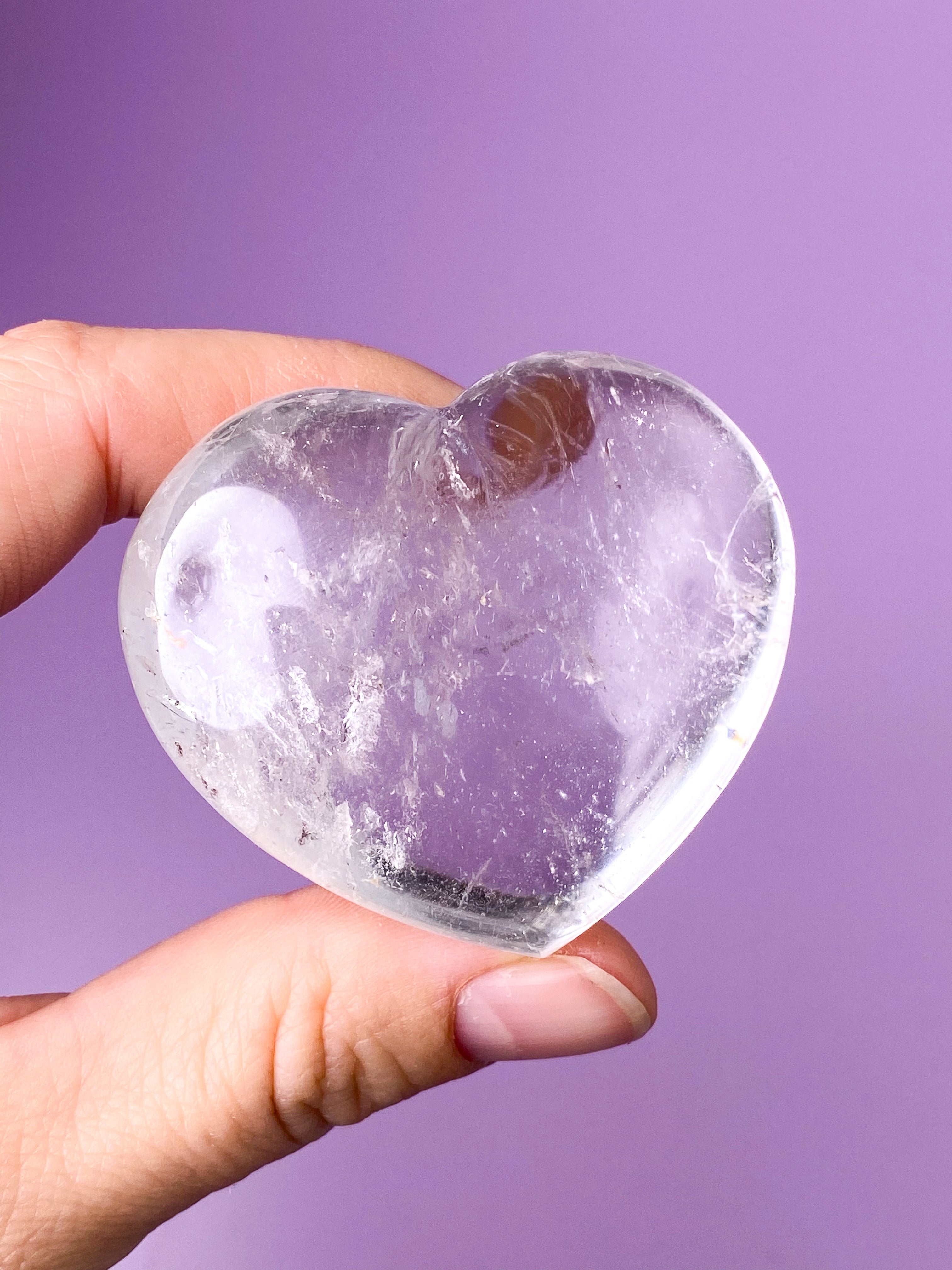 Bjergkrystal Hjerte (Nr. 7) Eksklusiv Kvalitet