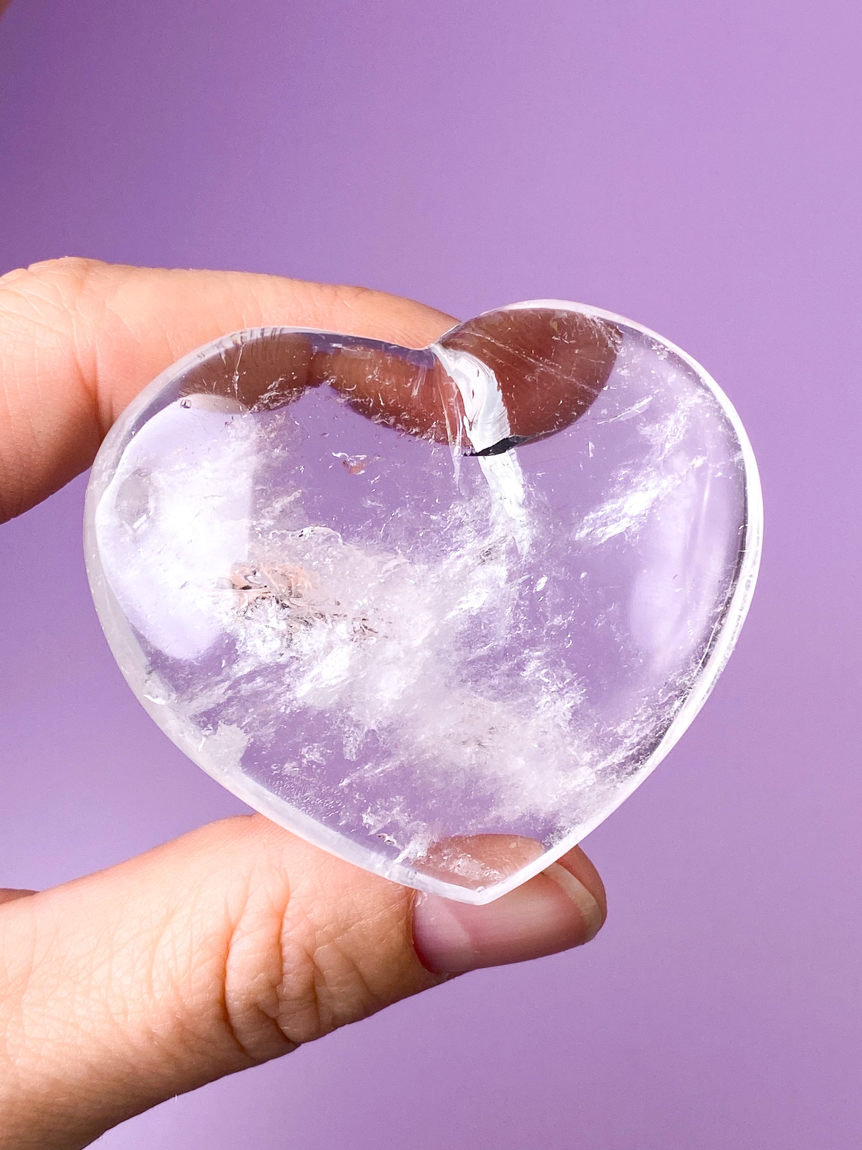 Bjergkrystal Hjerte (Nr. 8) Eksklusiv Kvalitet