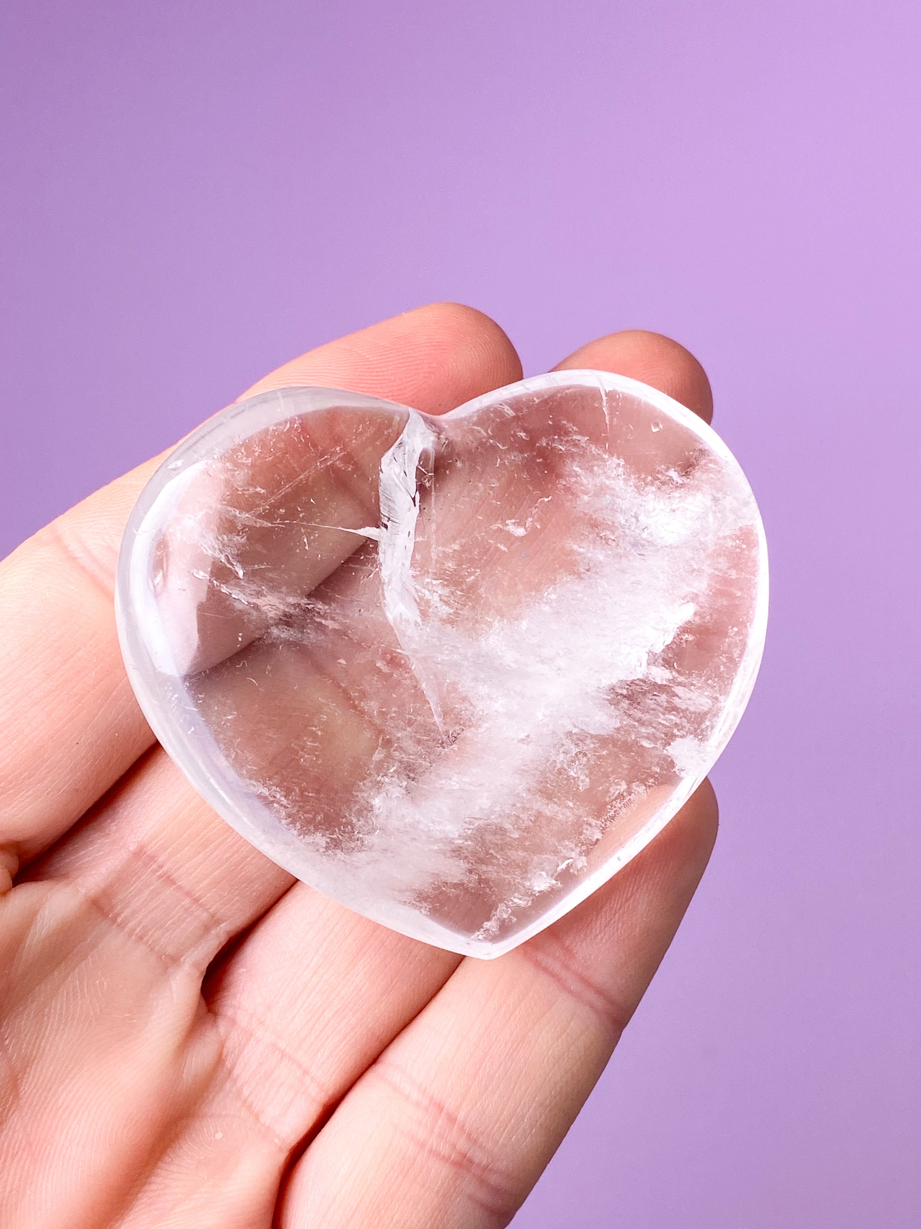 Bjergkrystal Hjerte (Nr. 8) Eksklusiv Kvalitet