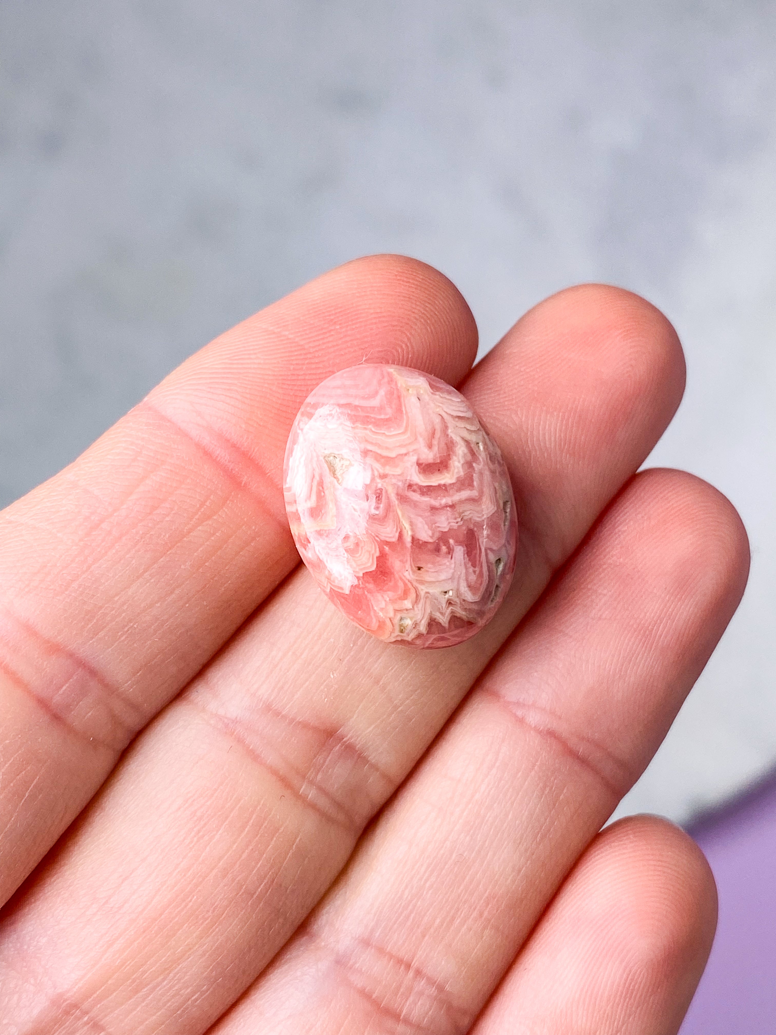 Rhodochrosit Poleret (Nr. 10) Eksklusiv Kvalitet