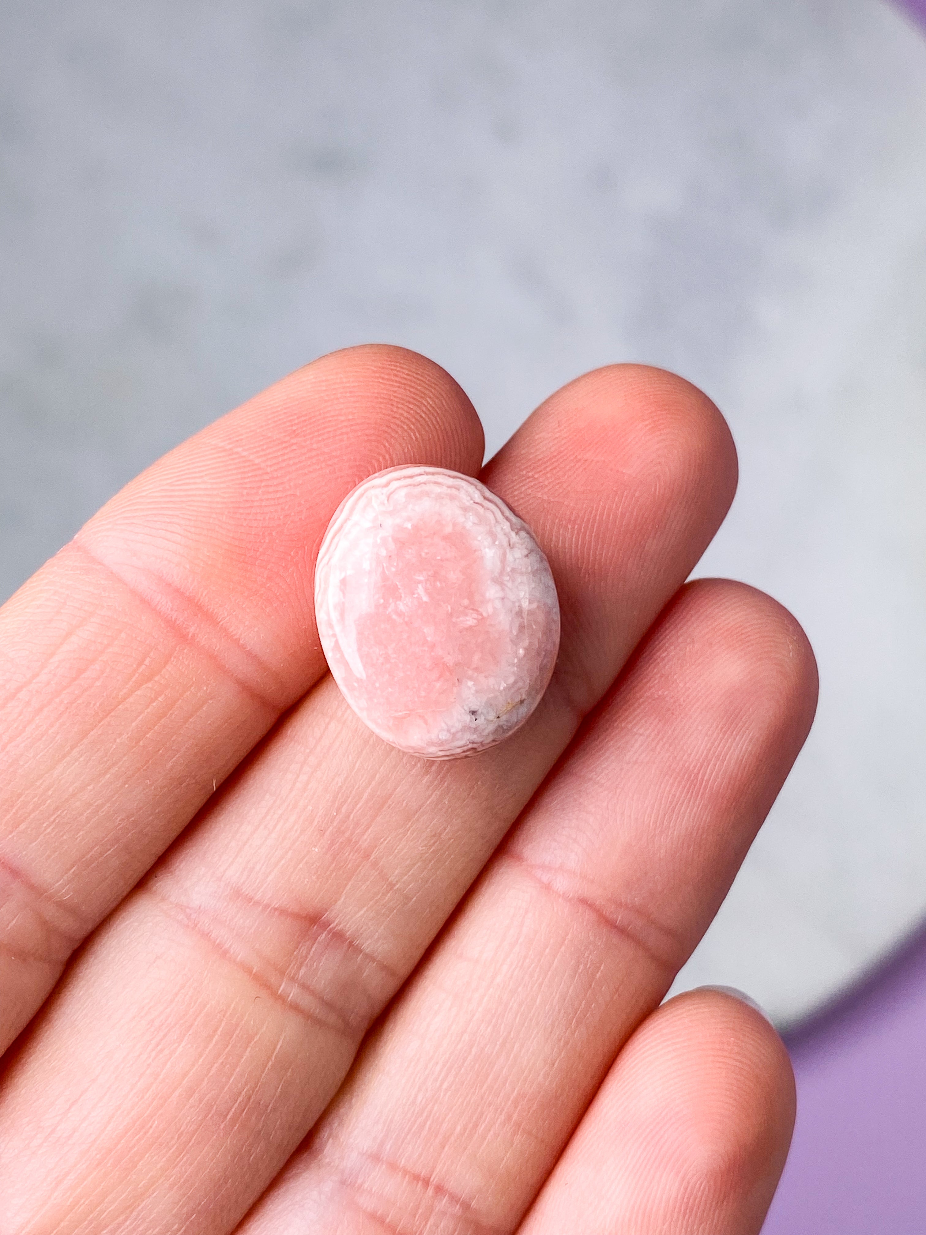 Rhodochrosit Poleret (Nr. 12) Eksklusiv Kvalitet