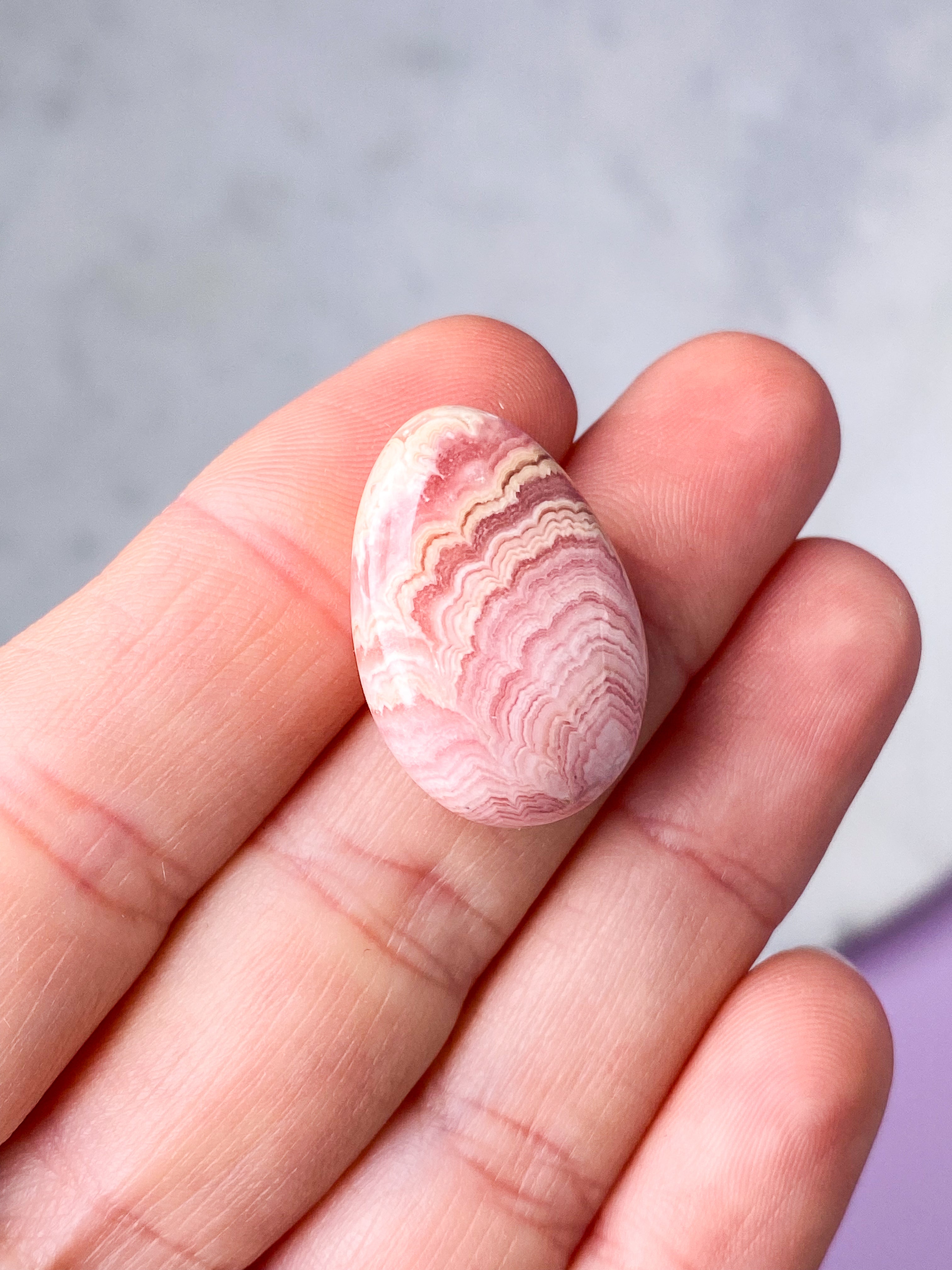 Rhodochrosit Poleret (Nr. 13) Eksklusiv Kvalitet