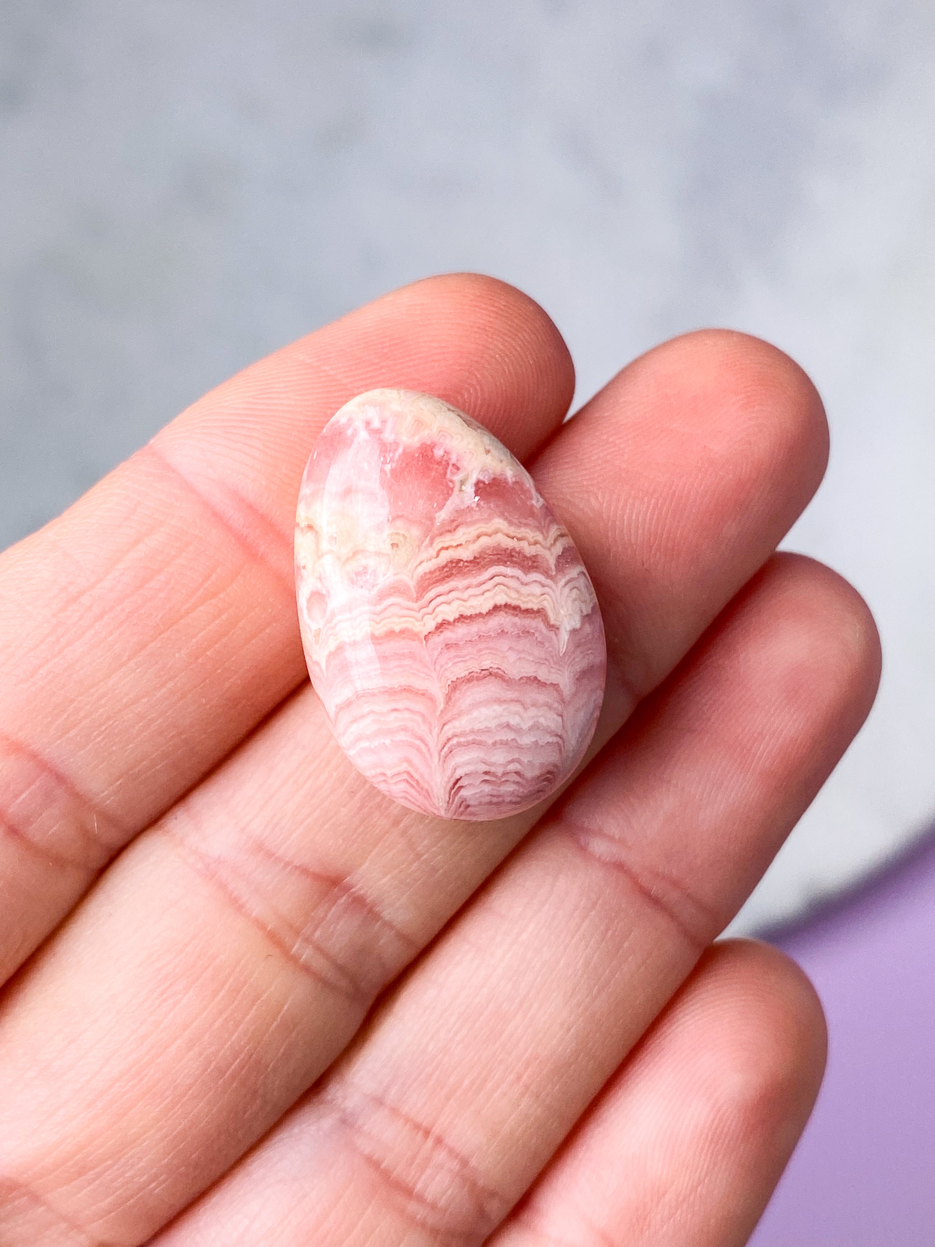 Rhodochrosit Poleret (Nr. 13) Eksklusiv Kvalitet