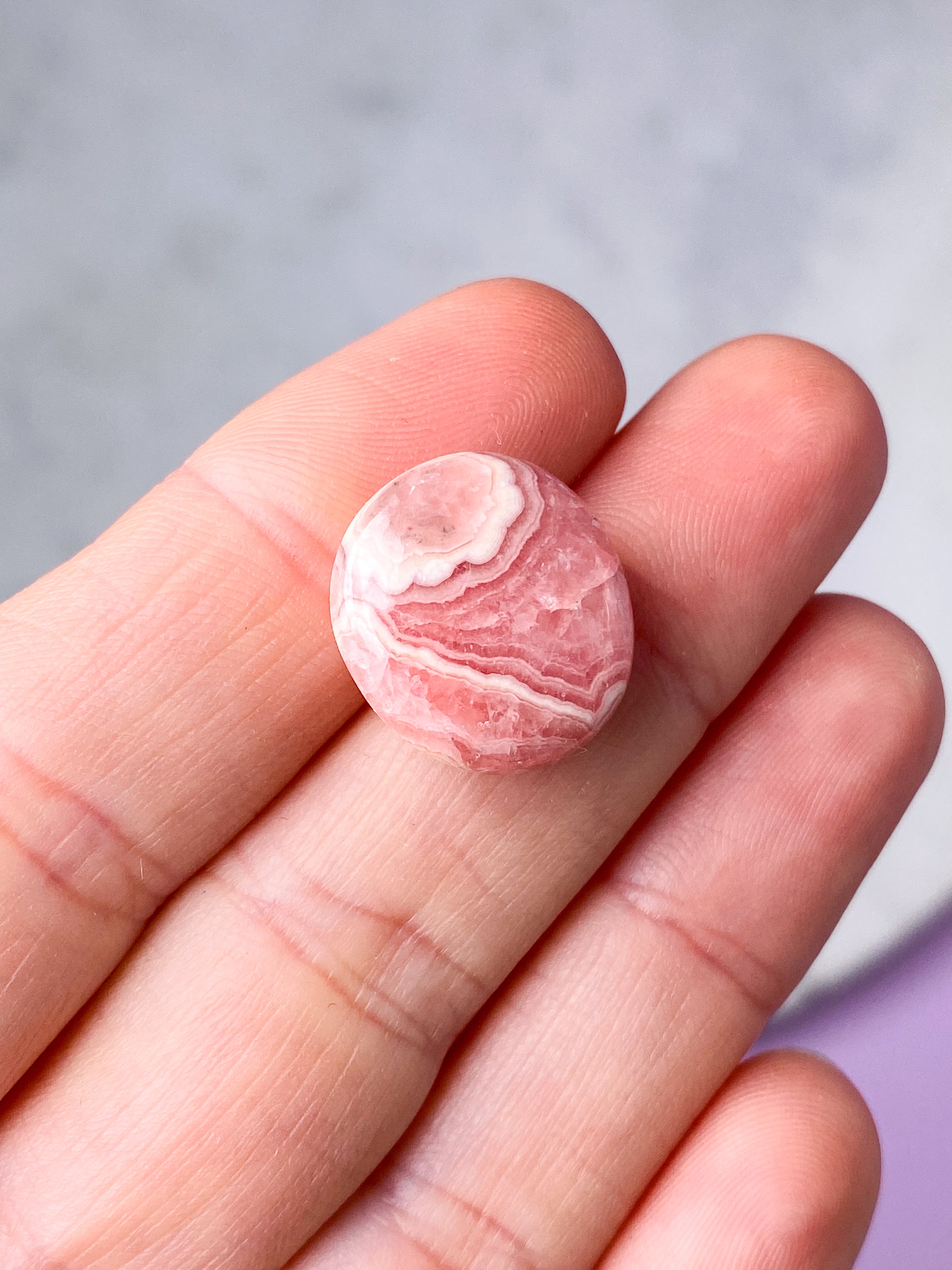 Rhodochrosit Poleret (Nr. 14) Eksklusiv Kvalitet