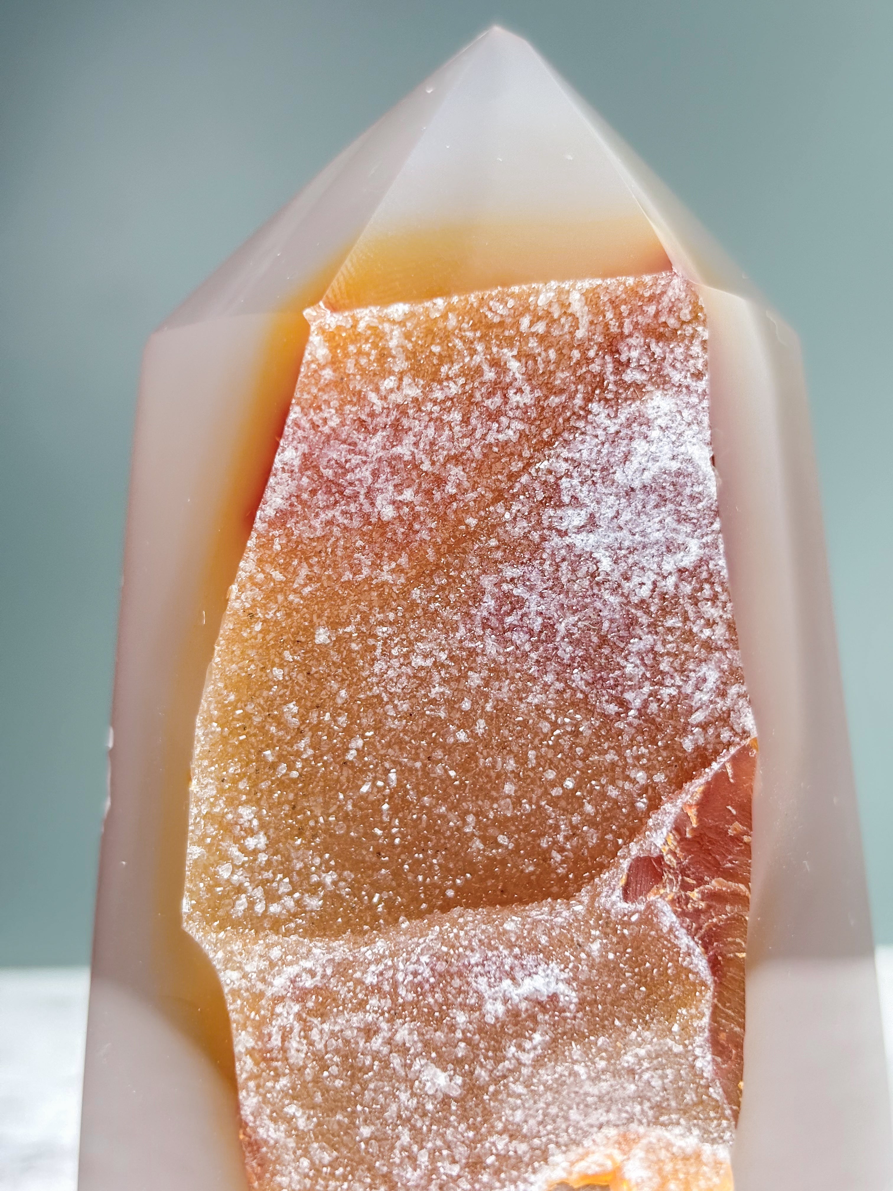 Druzy Agate Tower (No. 1)