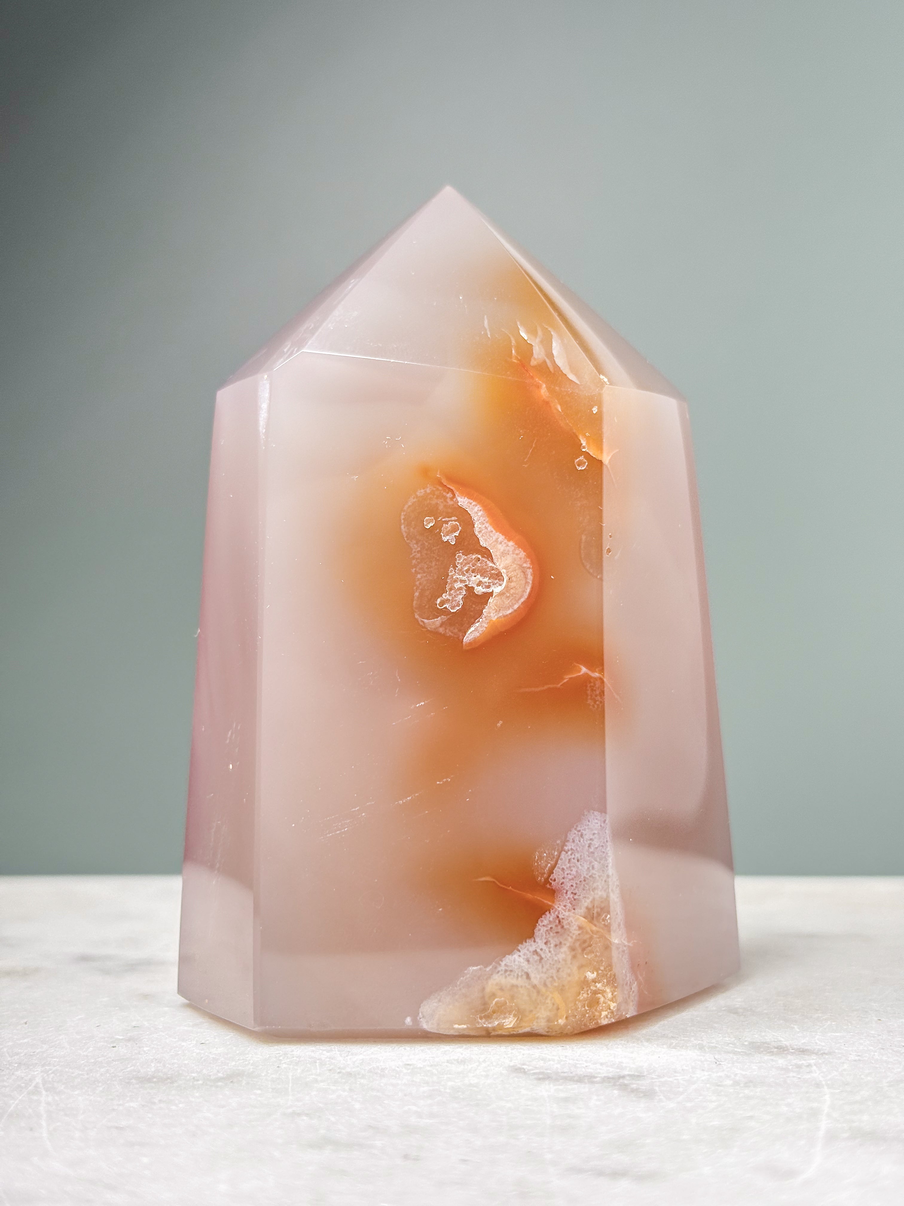 Druzy Agate Tower (No. 1)