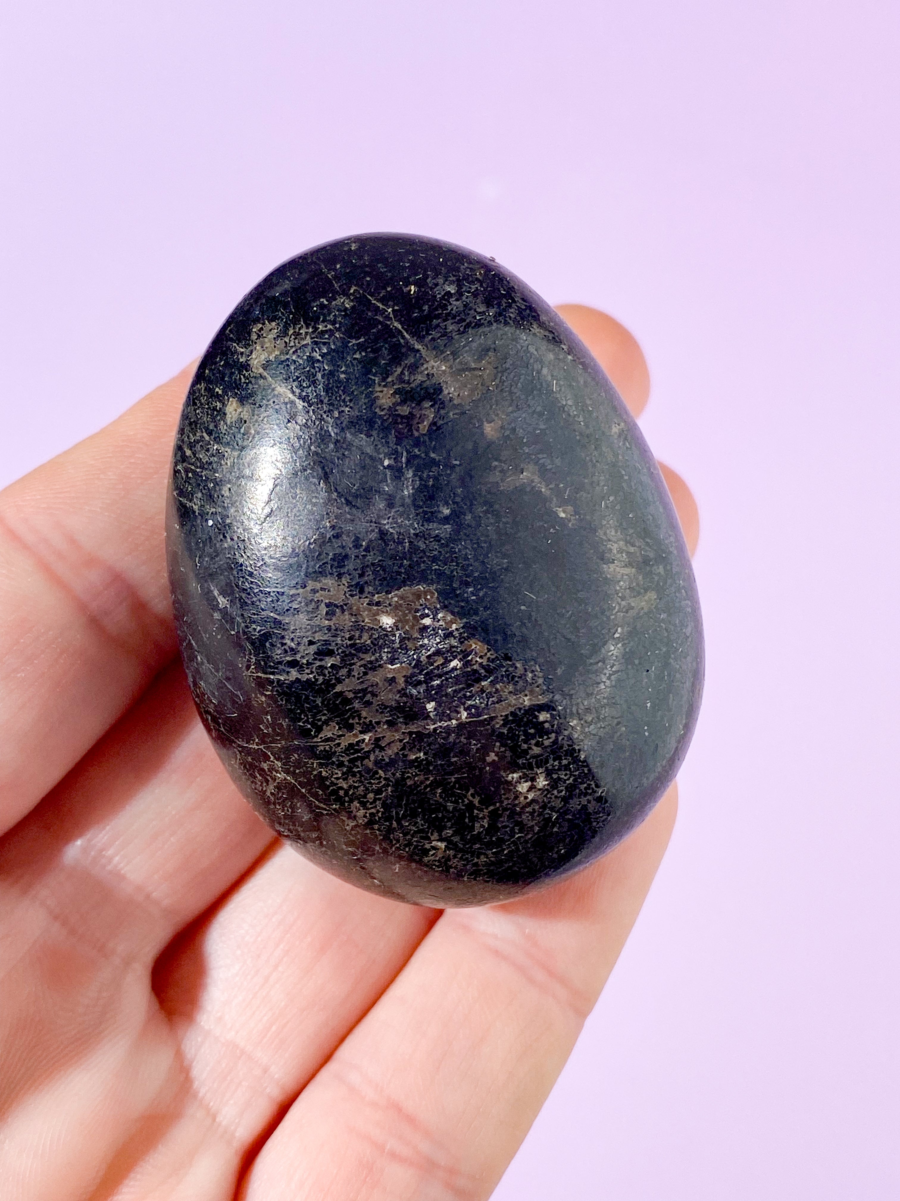 Sort Turmalin Palmstone (Nr. 5)