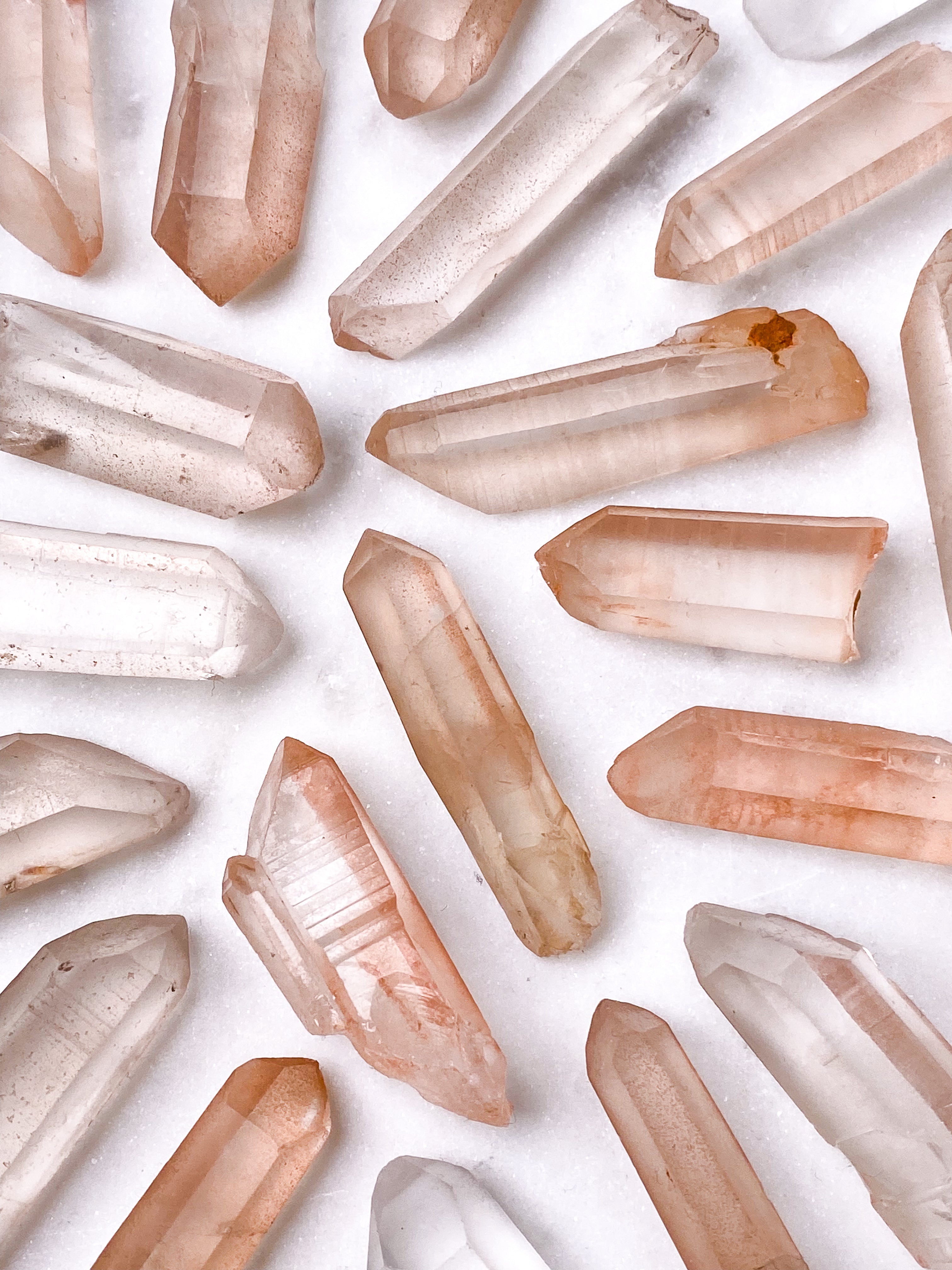 Pink Lemuria Kvarts Spids