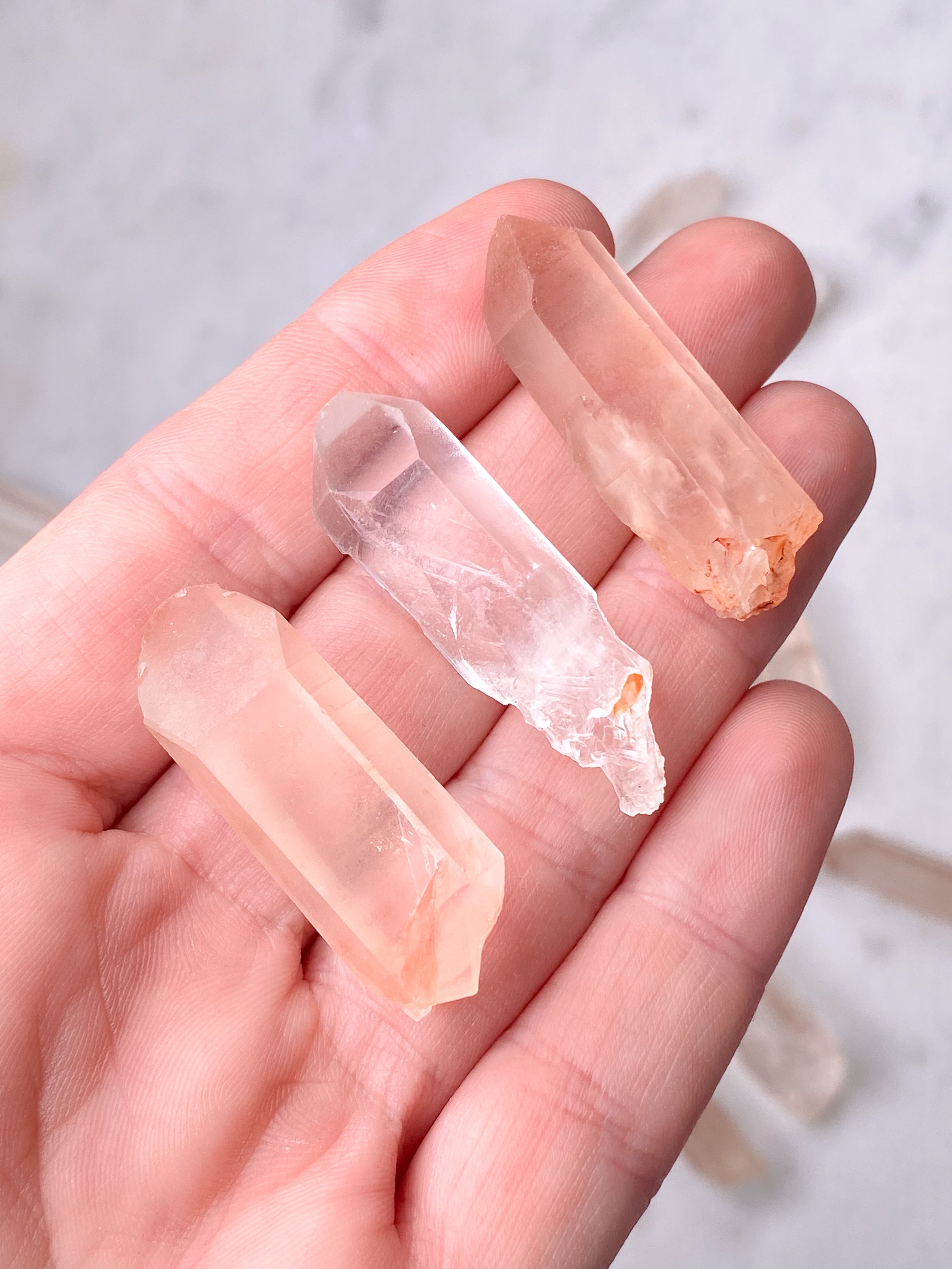 Pink Lemuria Kvarts Spids