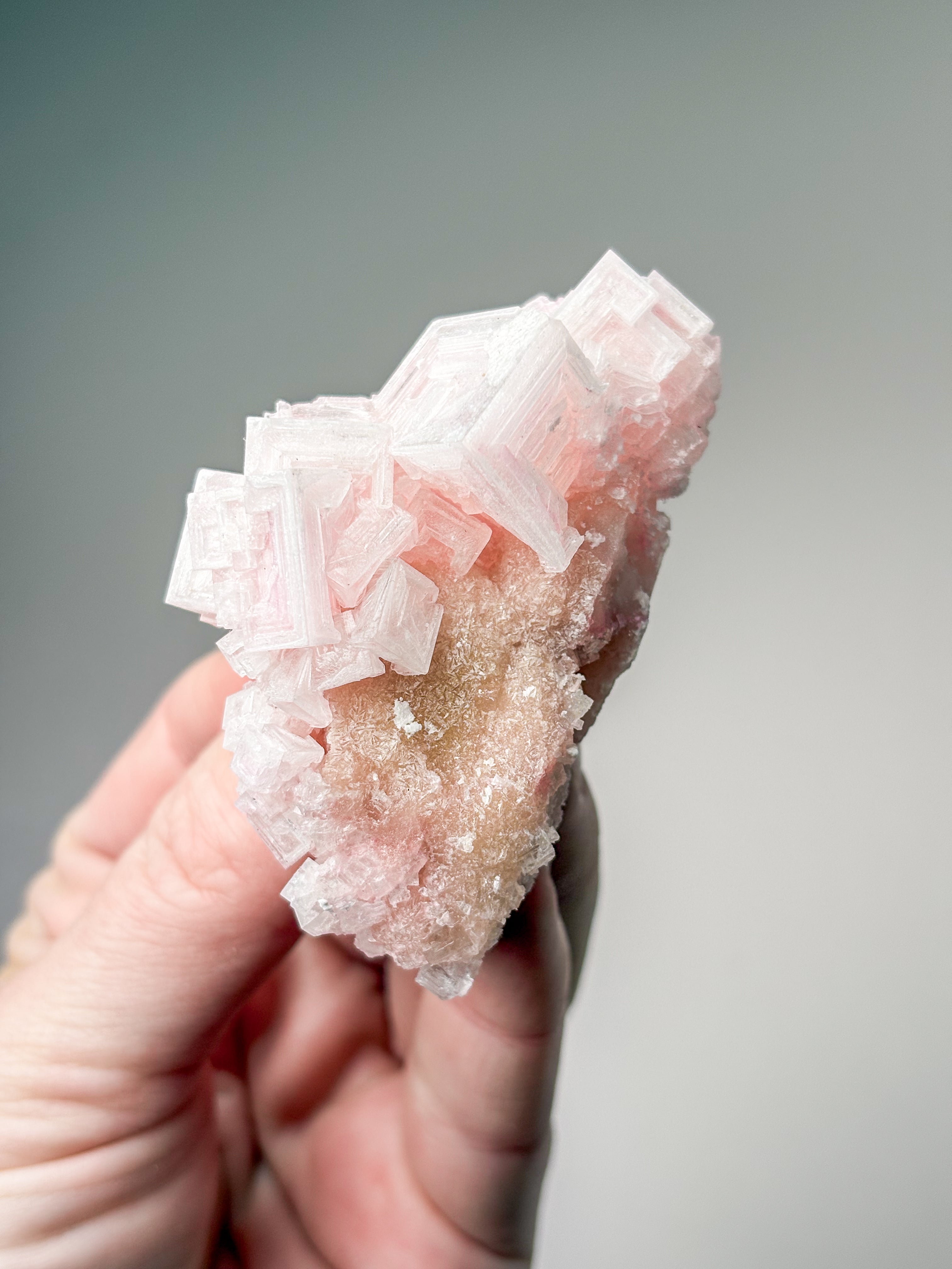 Pink Halite Cluster (No. 5)