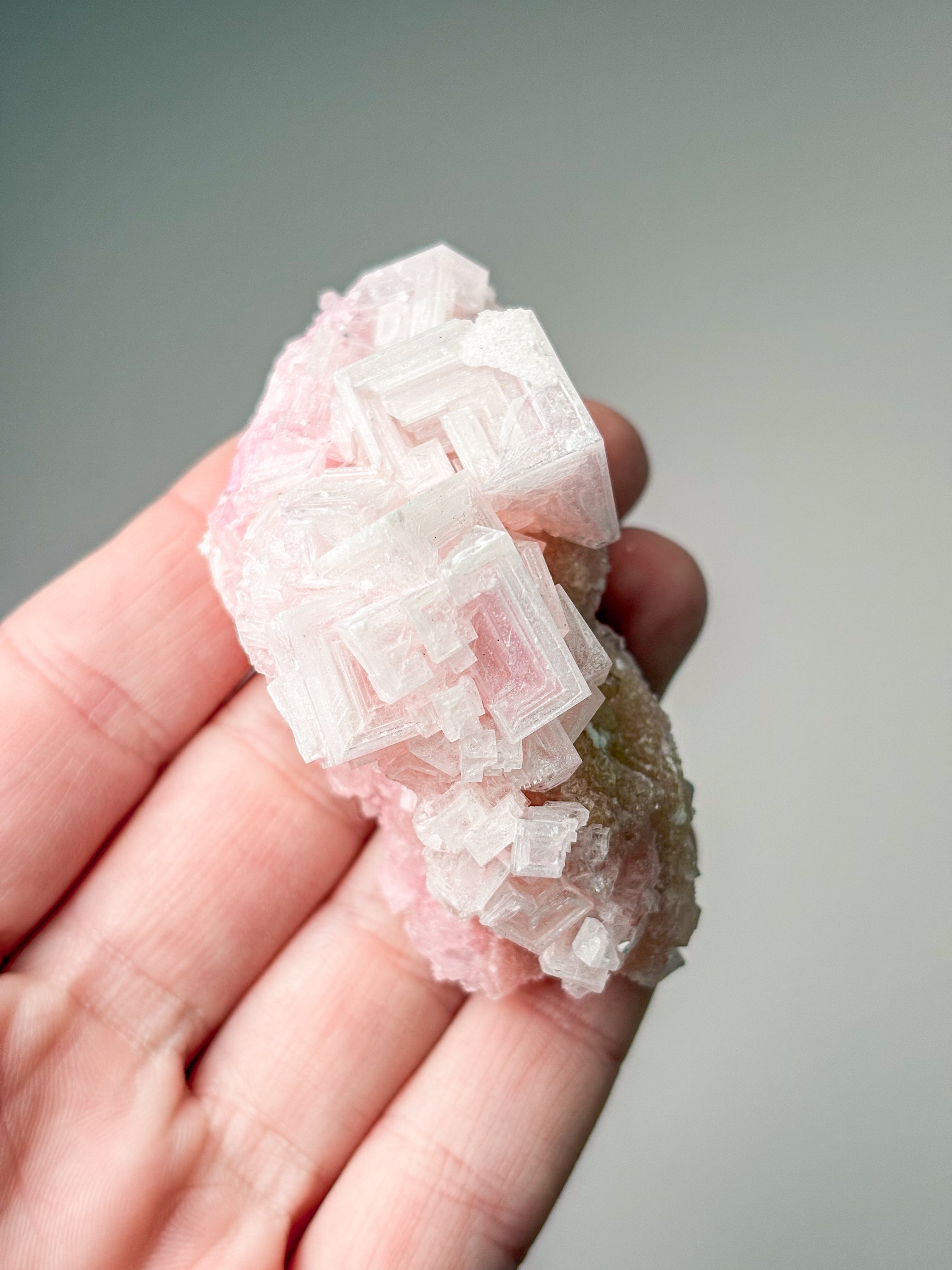Pink Halite Cluster (No. 5)