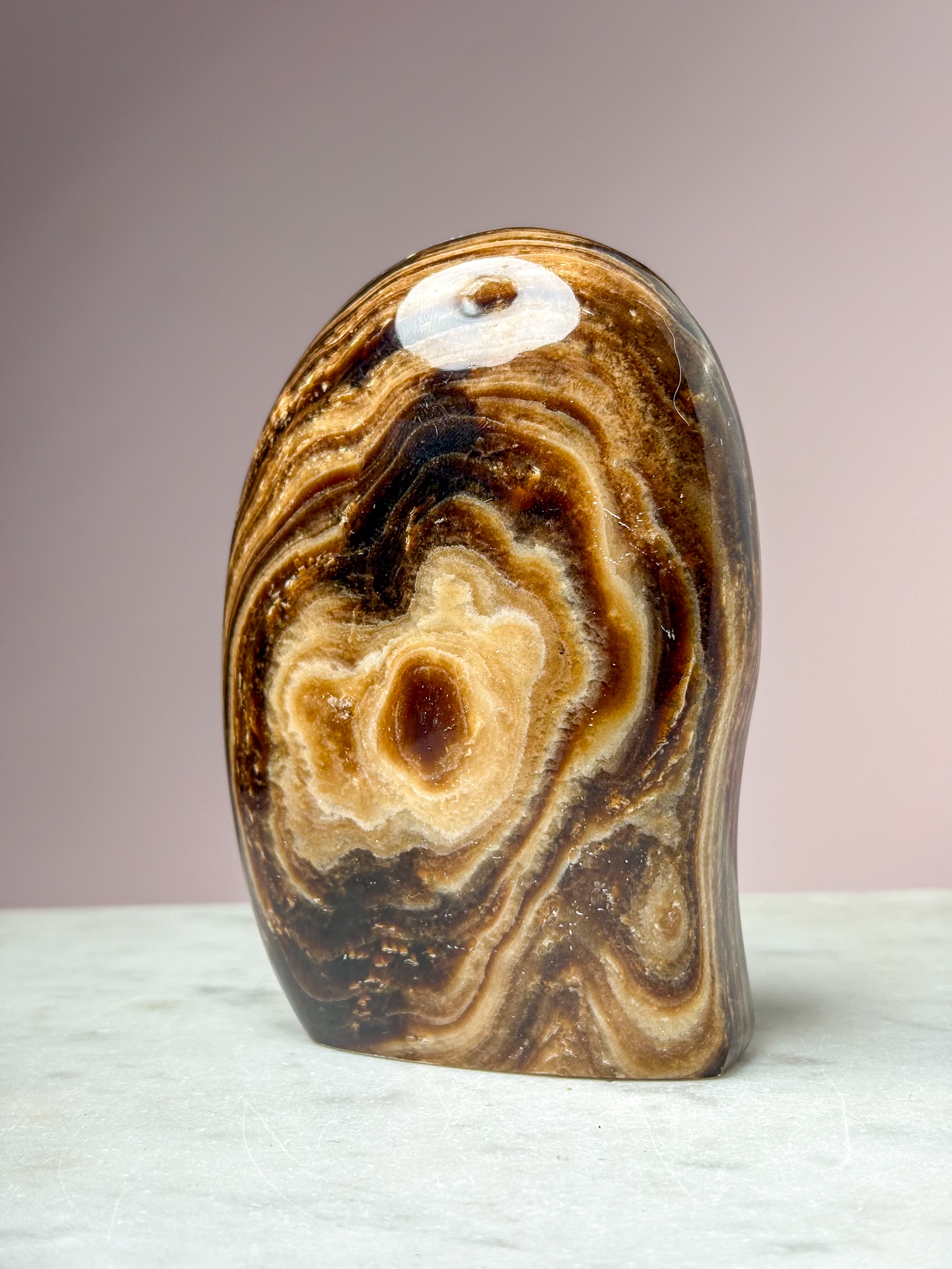 Chokolade Calcit Freeform (Nr. 1)